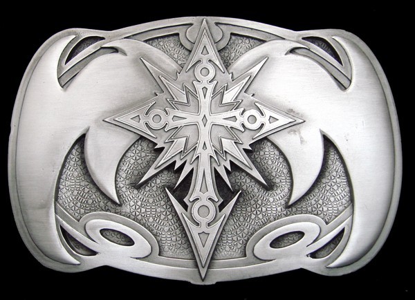 RG22151 *NOS* 2000s SISKIYOU **HUGE ORNAMENTAL FASHION** PEWTER BUCKLE