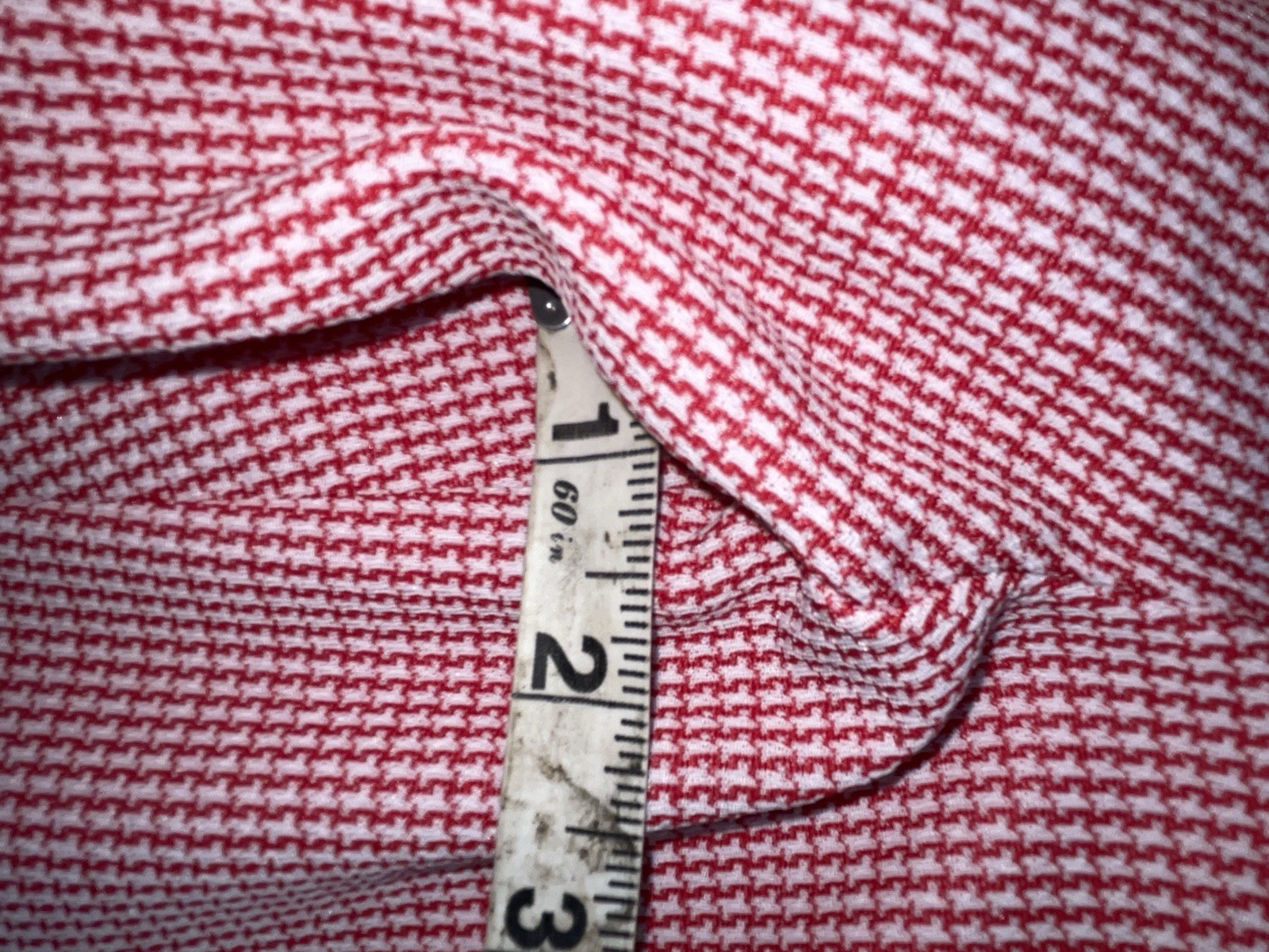 New Vintage Red Checkered Dickson Jenkins Polyester Pants #534 VV-71