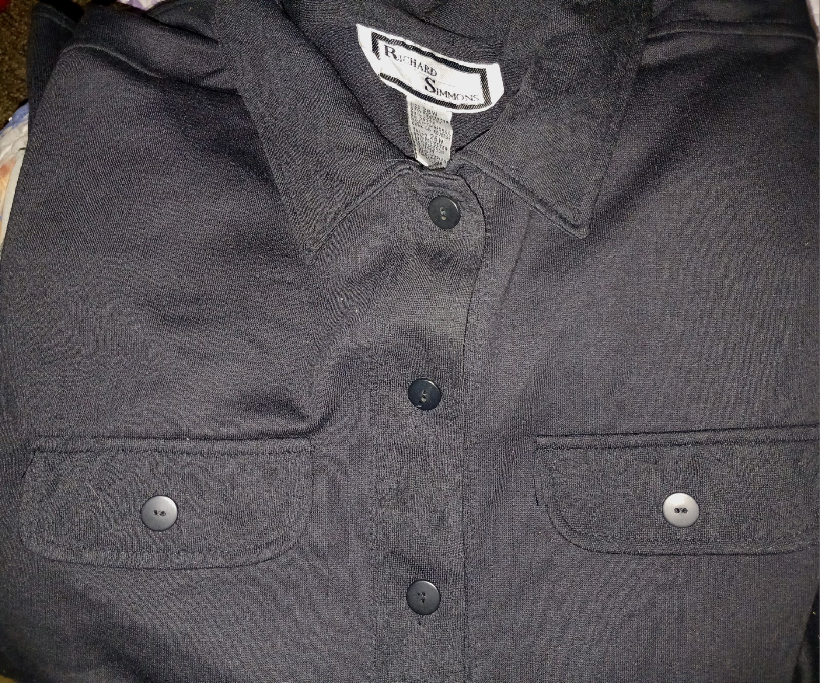 Retro Richard Simmons Plus Size button up shirt