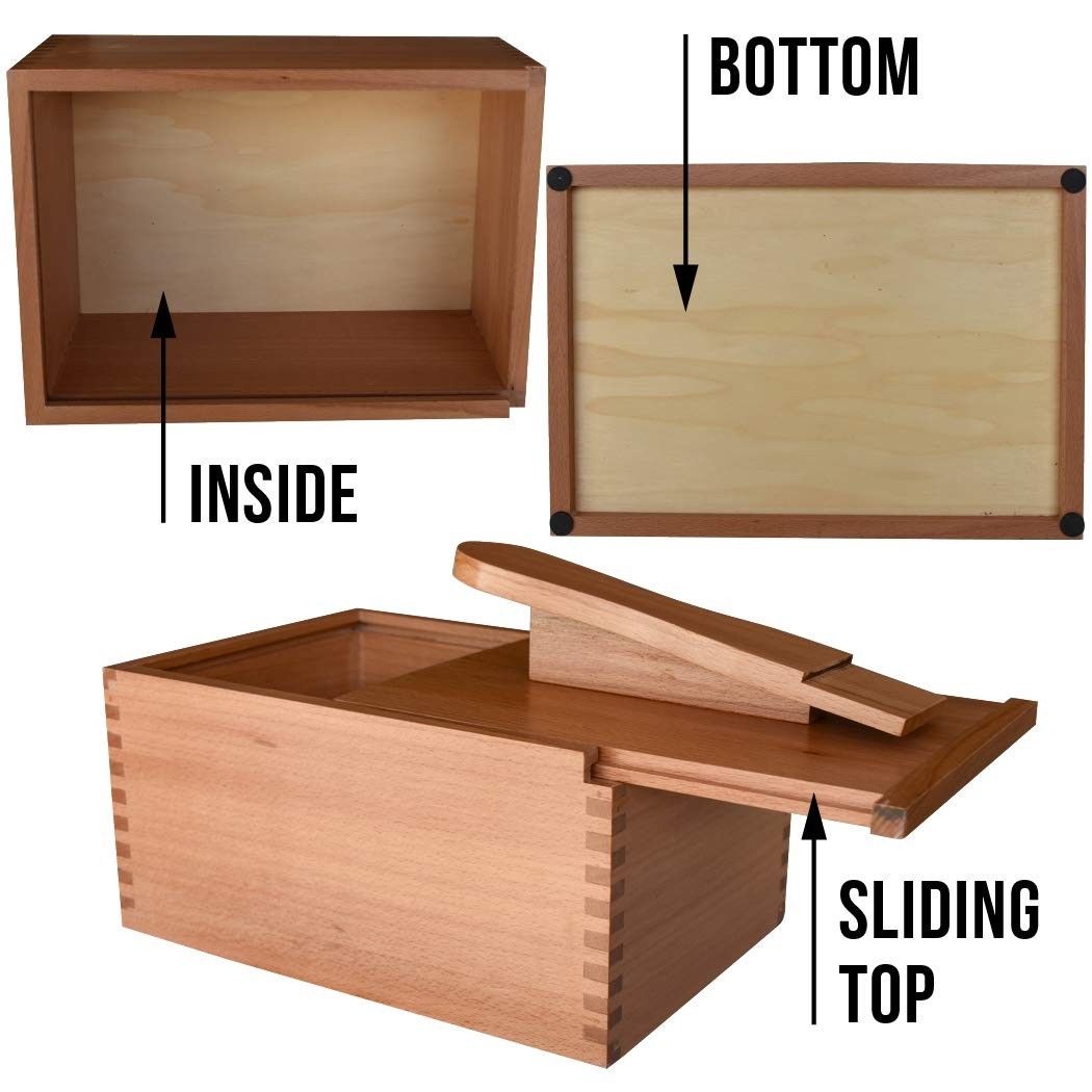 Shoe Shine Valet Box – Hardwood Boot & Shoe Care Kit, Polishing & Storage Soluti