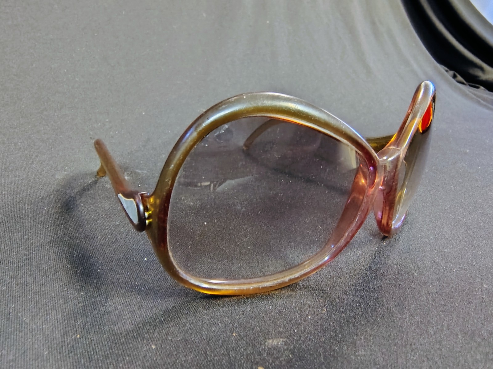 Vintage French Sunglasses 1960s 1970s Tortoise Shell Made In France With Case