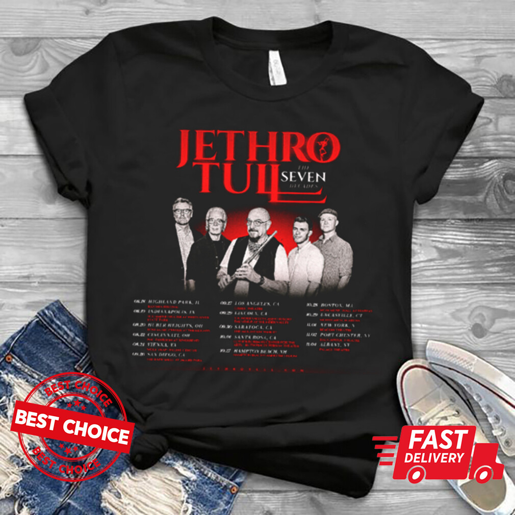 Jethro Tull Announce US Tour men black Shirt S-3XL QC3254