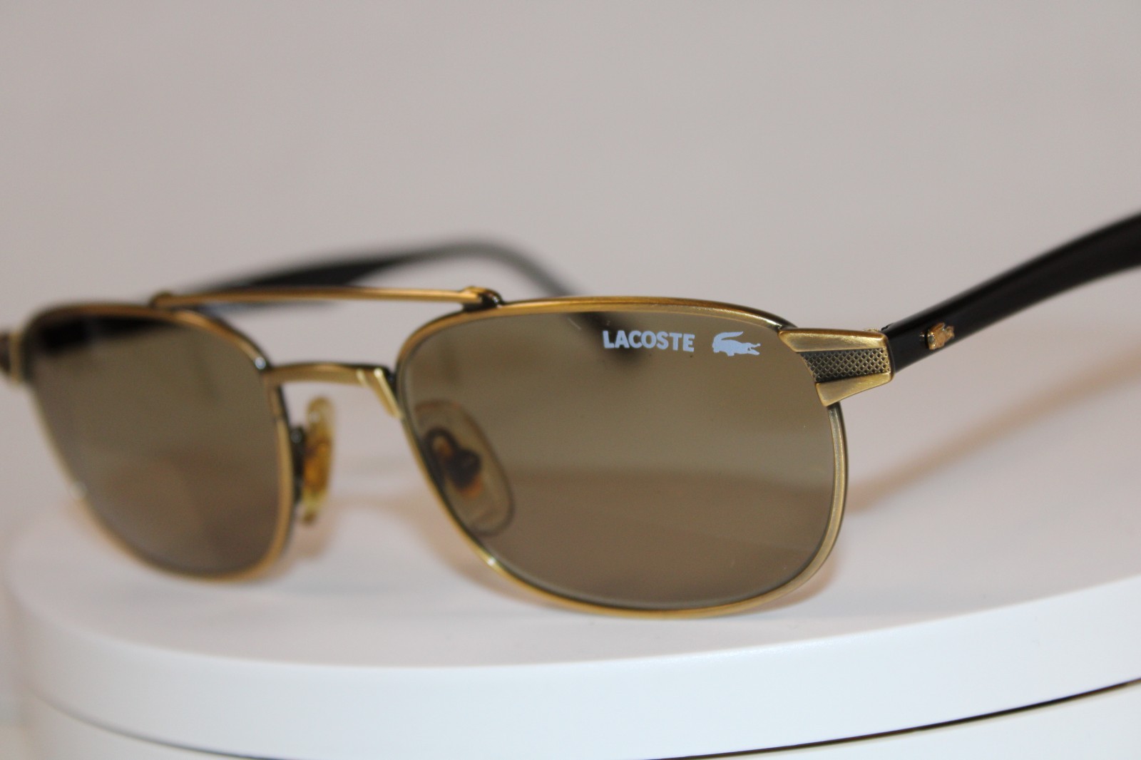 Lacoste 173 BP E035 Vintage Bronze frame Sunglasses Plz read description