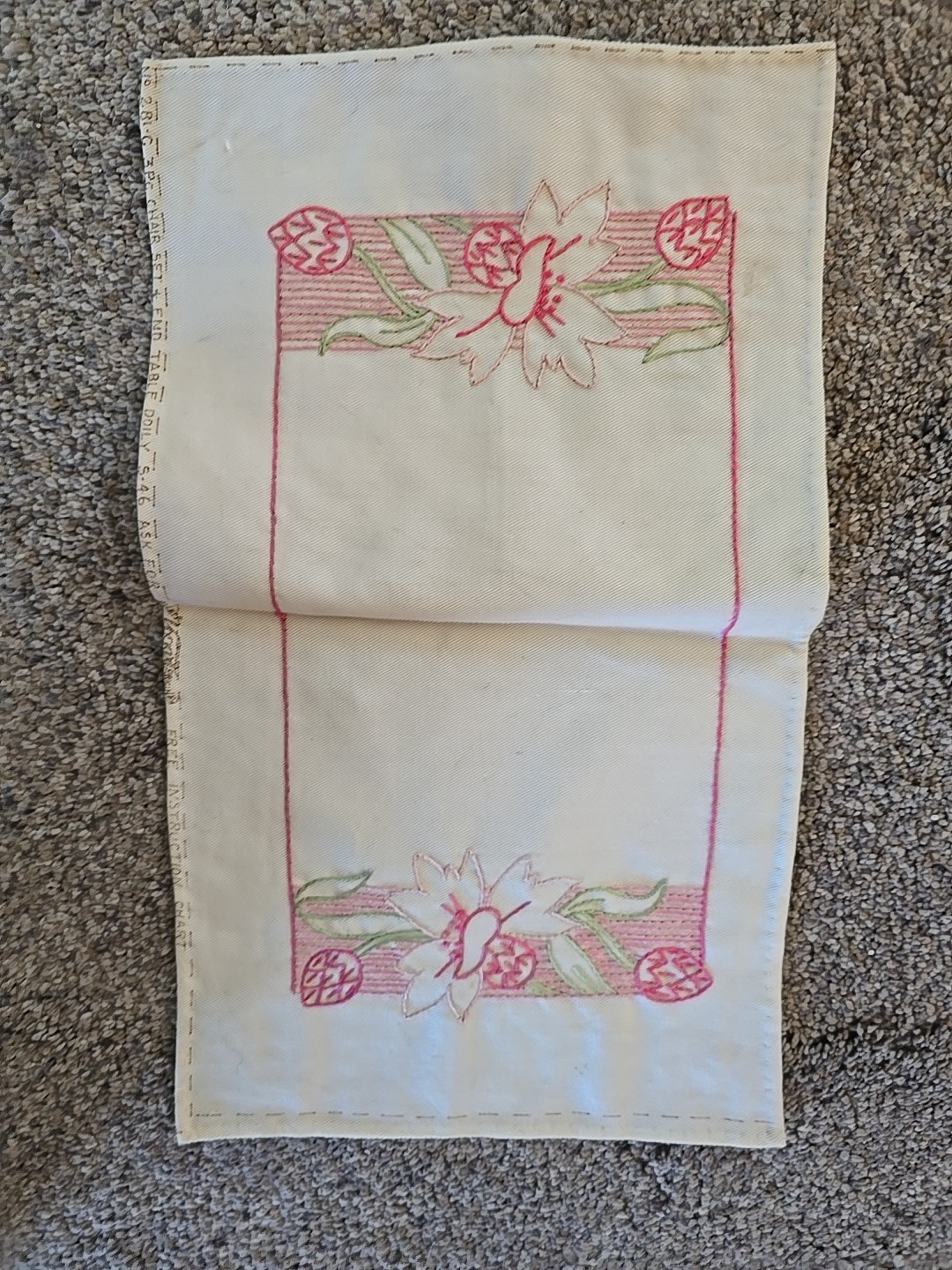 20 Floral Embroidered Cotton Linen Lace Runners Doilies Mixed Styles Lot