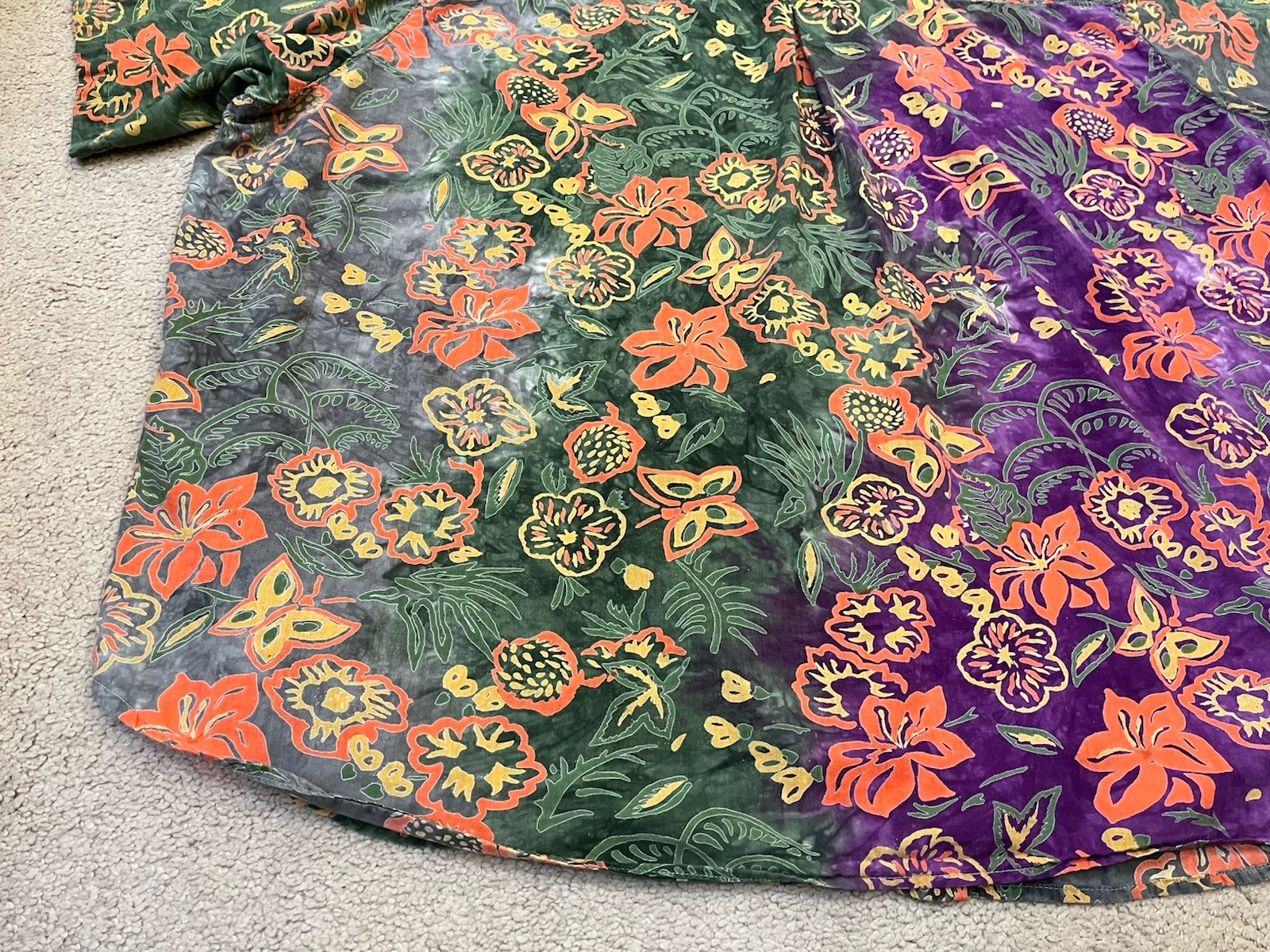 Worn To Perfection Venezia Hawaiian Shirt Colorful Size 26/28 29.5 X 30 RARE