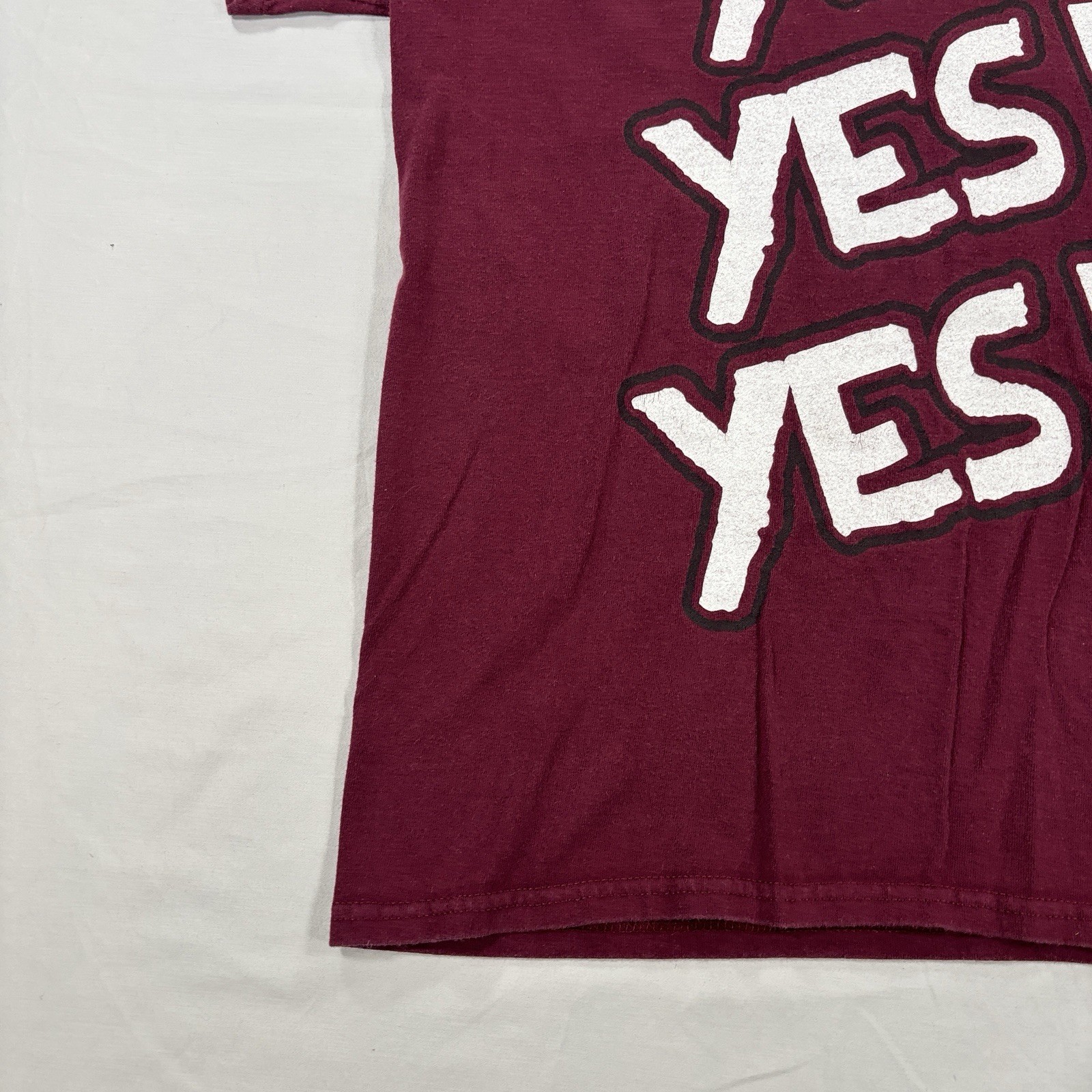 WWE Daniel Bryan Shirt Mens Medium Maroon Yes Yes Yes Graphic Tee