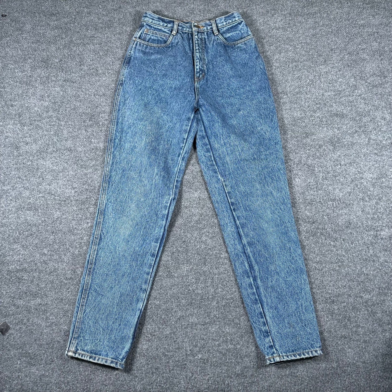 Bill Blass Jeans Womens Size 8 Blue Cotton High Waisted Tapered Leg Vintage Mom