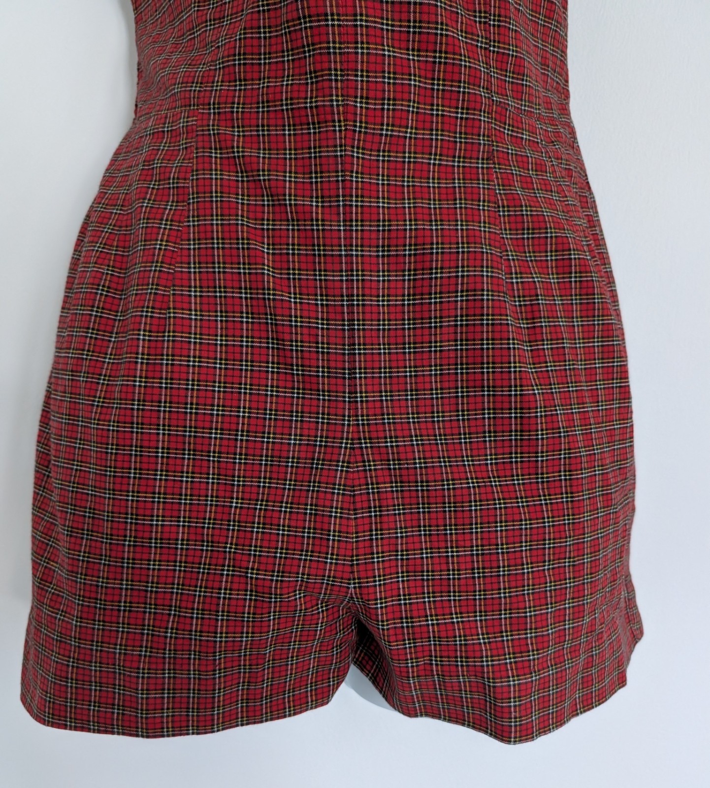 Vintage Jantzen Swimsuit Playsuit 40s 50s Controlled Cotton Zipper Pin-up XS/S