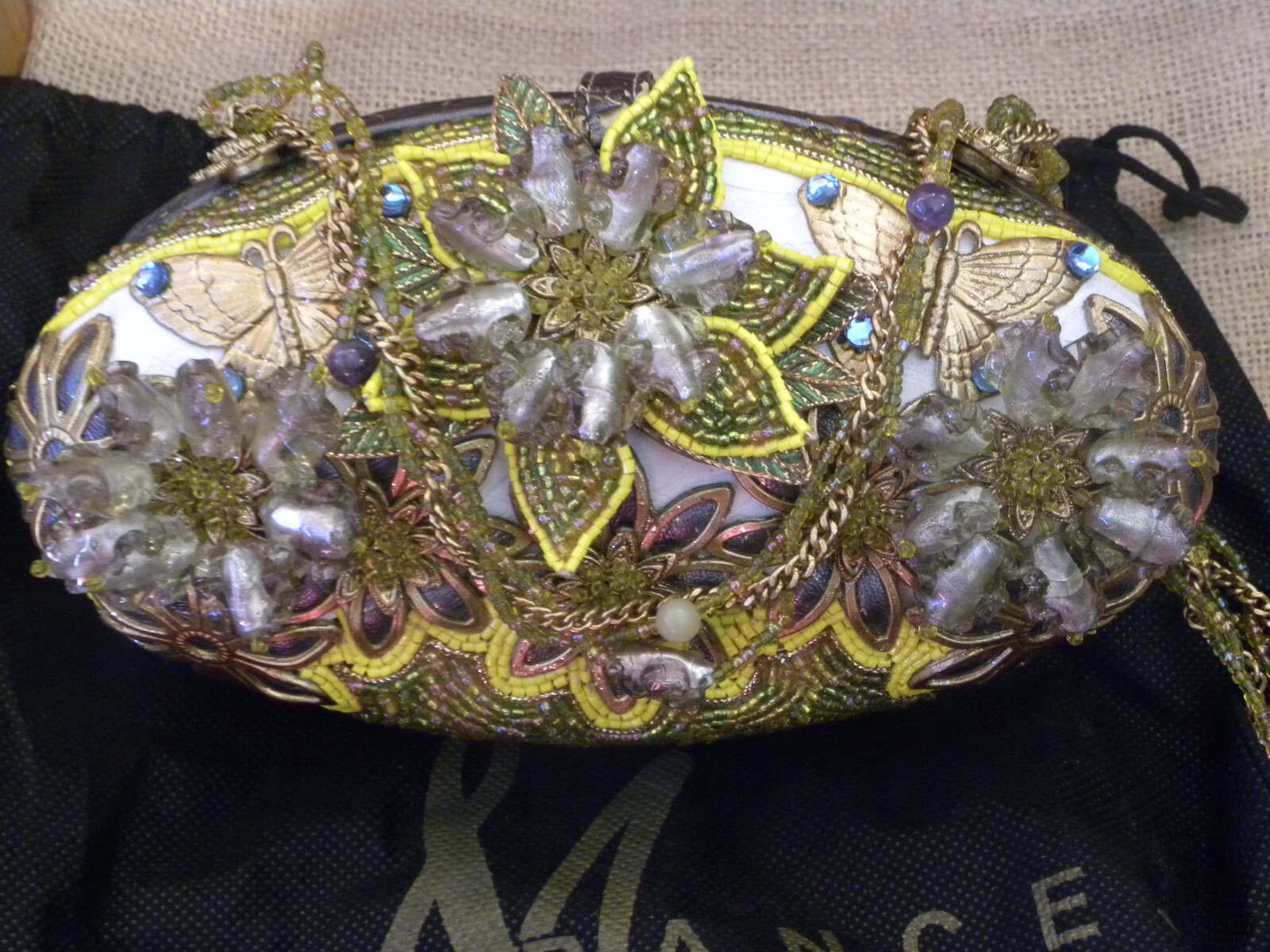 MARY FRANCIS BEADED VINTAGE PURSE