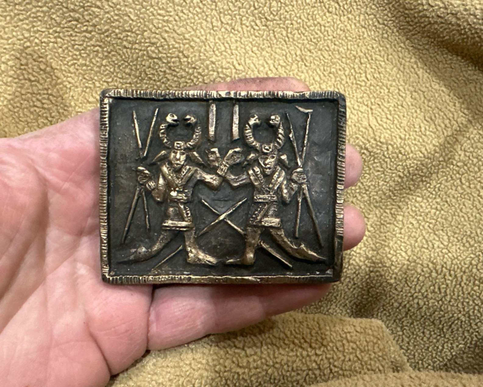 Bronze Viking Belt Buckle By Chris Levatino