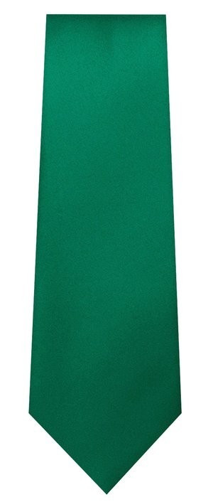 Men’s Solid Plain Color Woven Microfiber 3.15″ Tie Necktie Dark Green