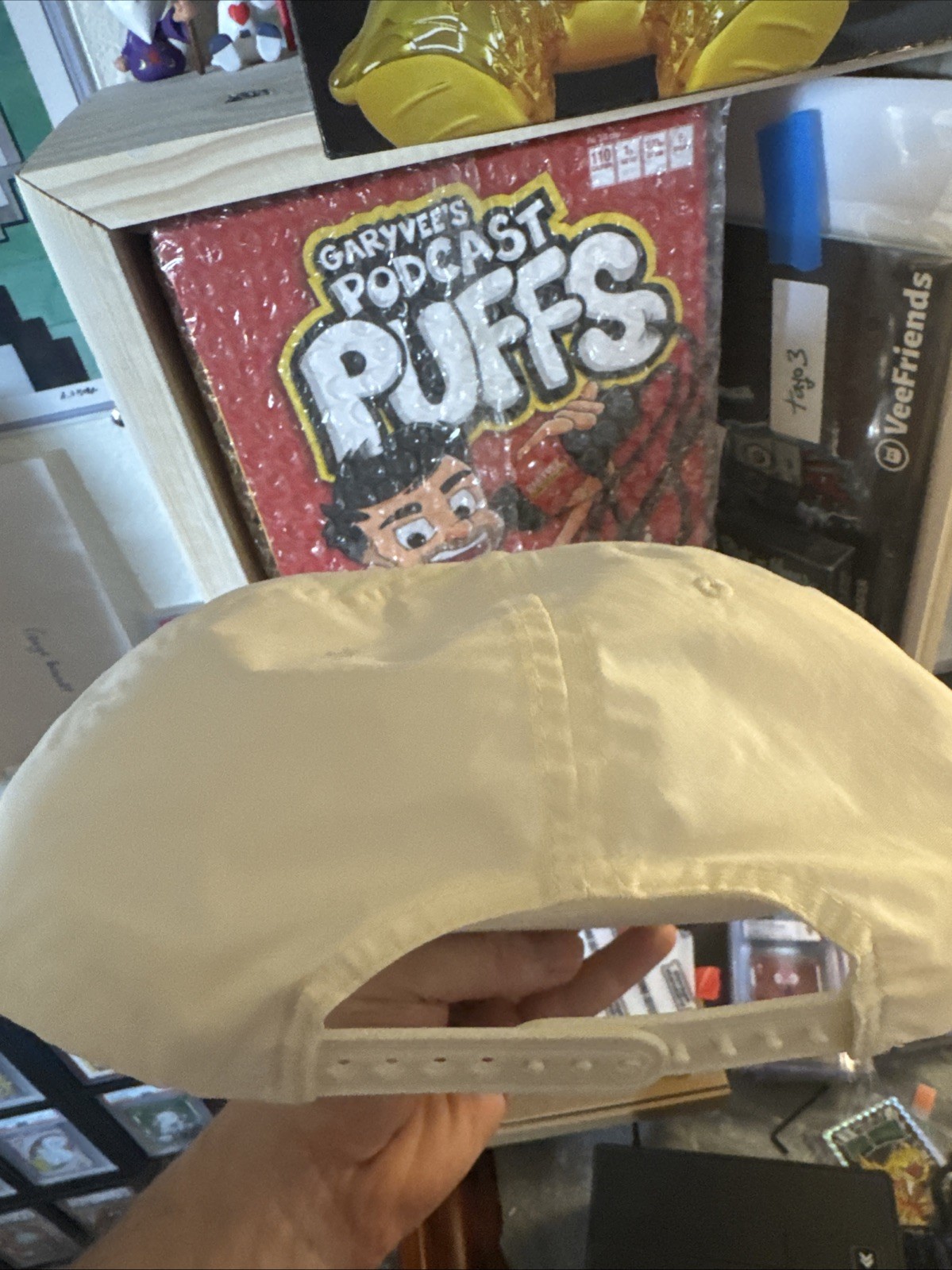 VEEFRIENDS 1/1 Whatnot Snapback Hat – Hand-Drawn Custom Sketch by Andrew Drilon