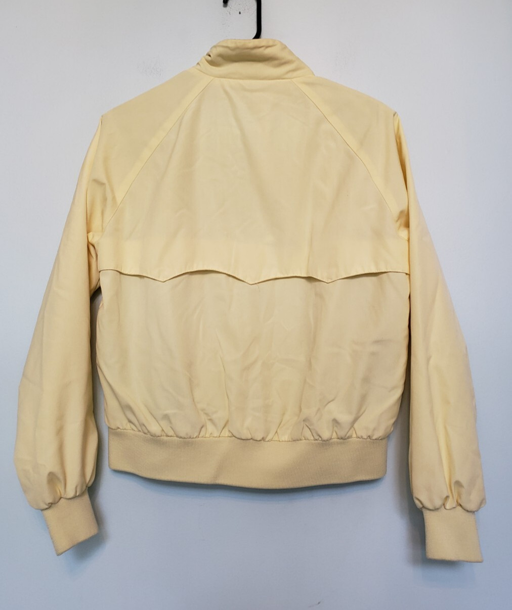 Vtg American Eagle Outfitters Womens M Windbreaker Bomber Jacket Yellow Zip
