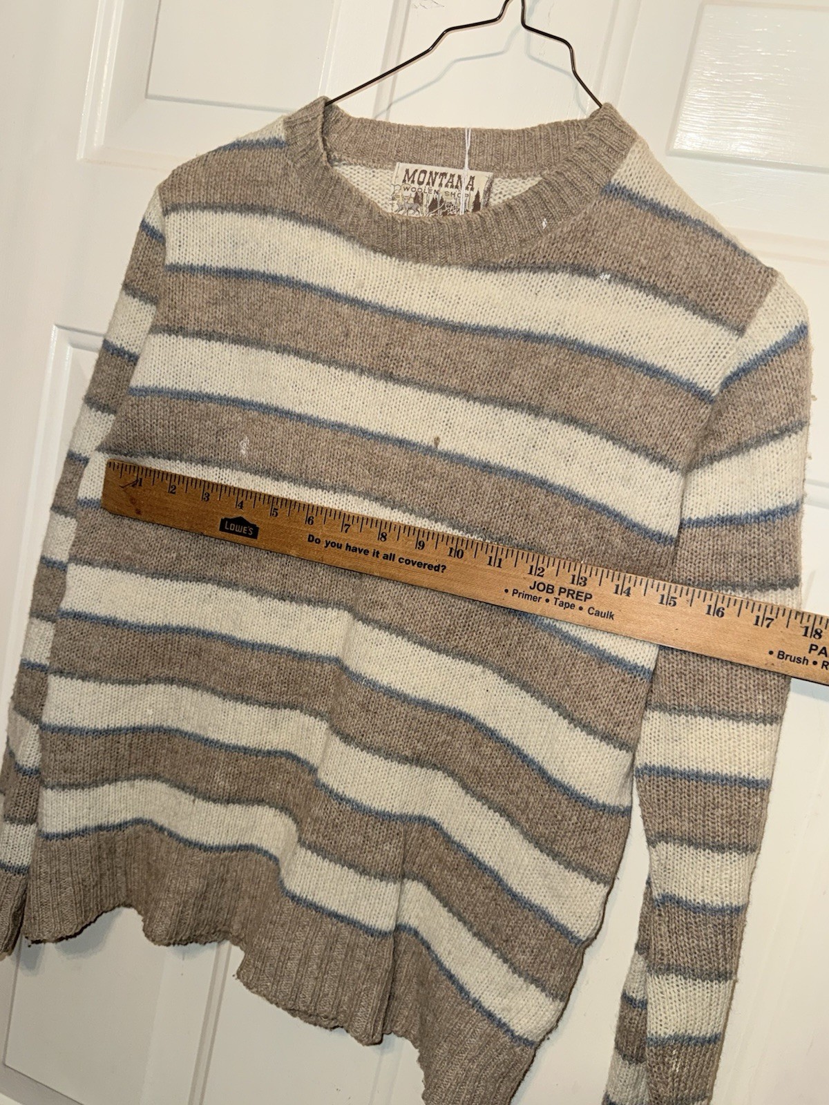 Vtg Montana Woolen Shop Woman’s Long Sleeve Size S/M Sweater (EASY1)