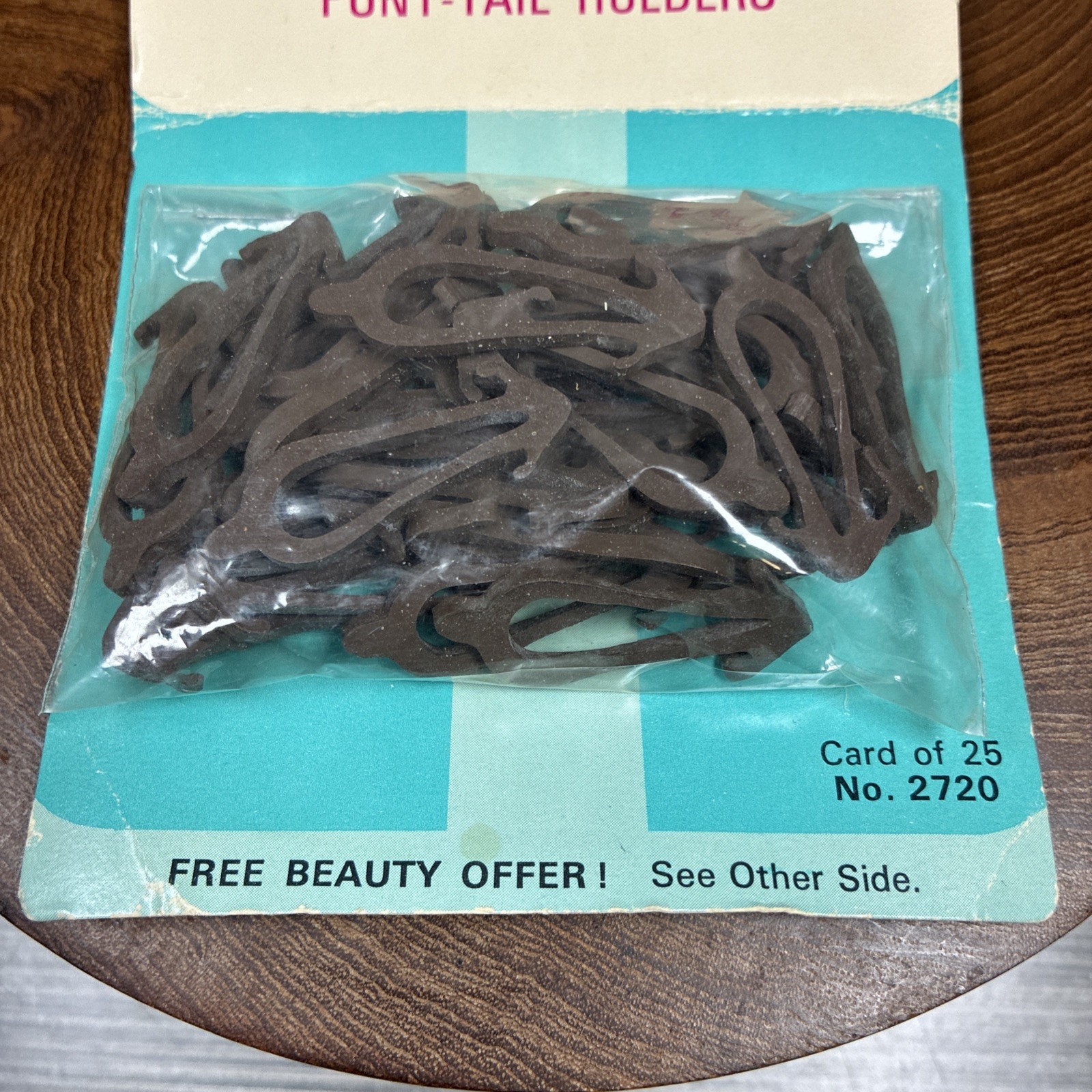 Vintage Tip-Top Products Company Pony-Tail Holders 1960’s Still New & Sealed