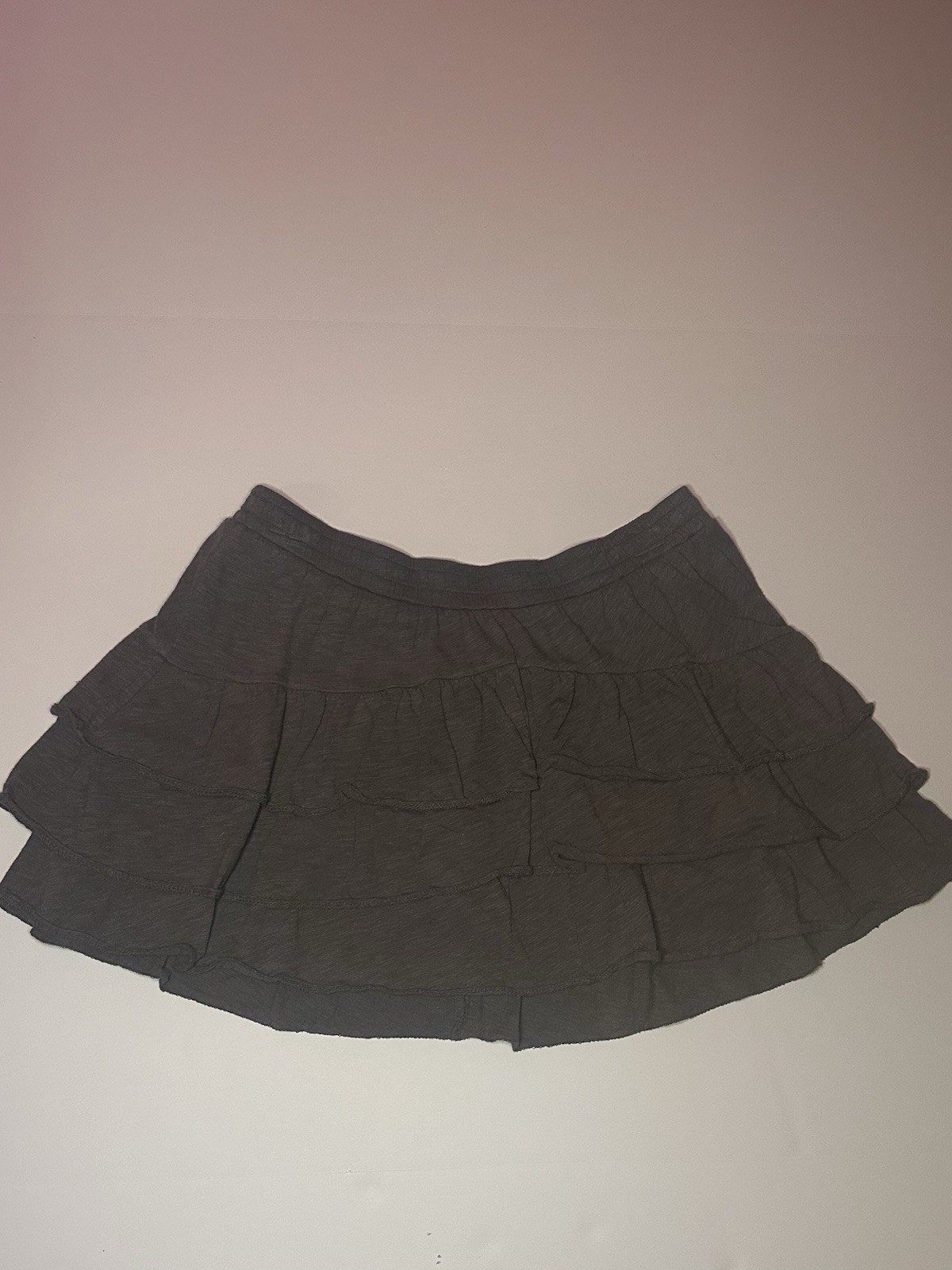 Y2K American Eagle Outfitters Mini Skirt with Ruffle 100% Cotton