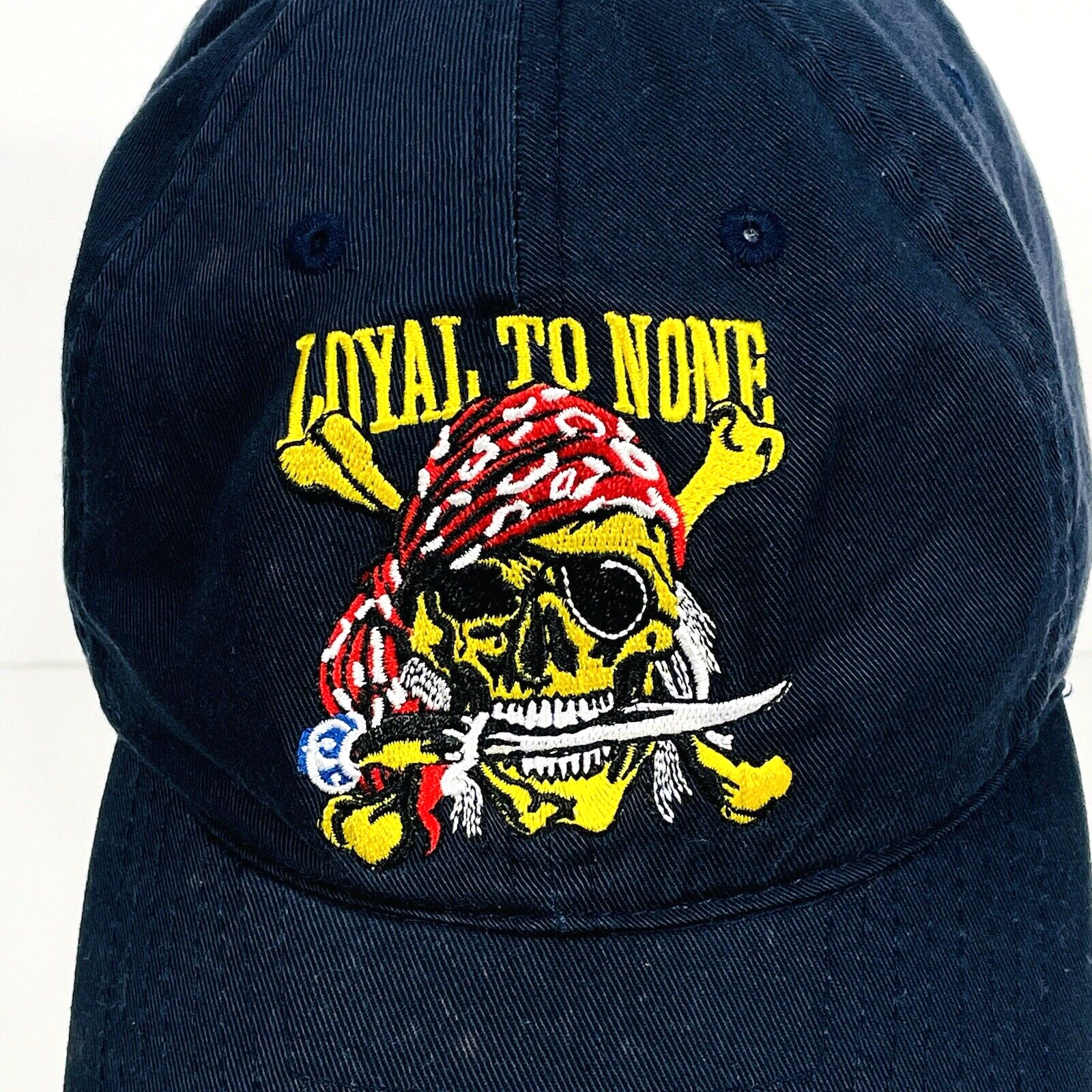 Loyal To None PNW Aerial Effects Blue Souvenir Embroidered Baseball Hat Cap
