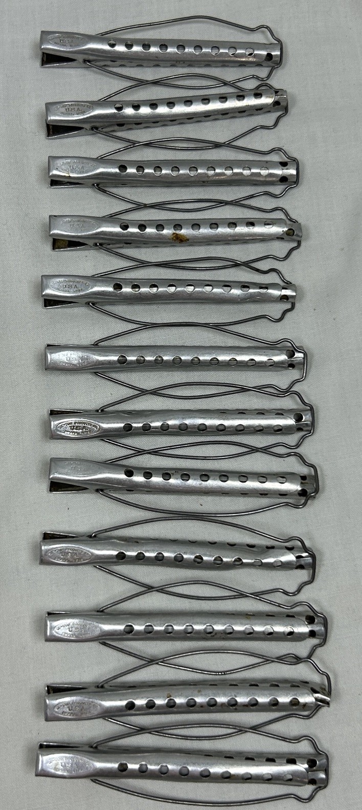 Vintage 65 Perm Rods, 9 Wave Clips, 56 Hair Clips. Goody Tip-top Large Lot!