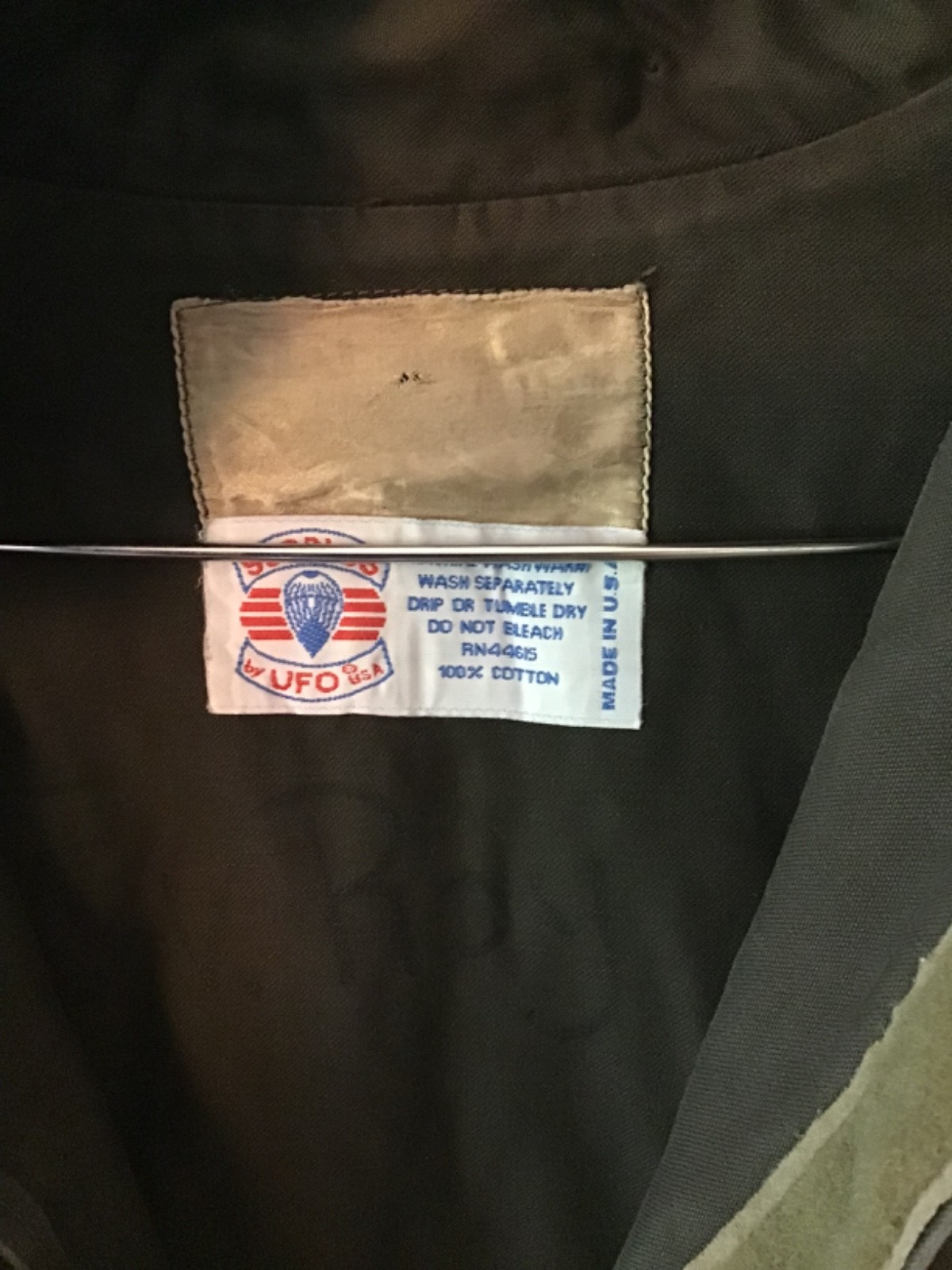 Vintage 1970’s-80’s UFO Brand military surplus parka s/m