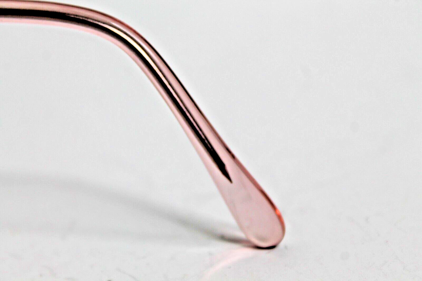 Vintage Parade #1032 Translucent Shiny Peach Pink 55/20 145mm Eyeglass Frames