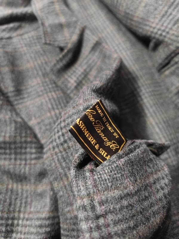 Men Ravazzolo grey cashmere blazer 40 /L / 48
