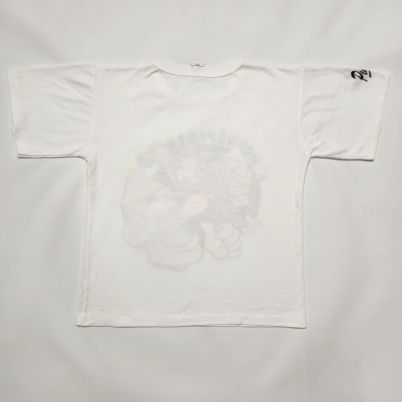 Vintage 90s Les Intrepides Quebec Ski Cartoon Junior L Single Stitch Tee 12-14
