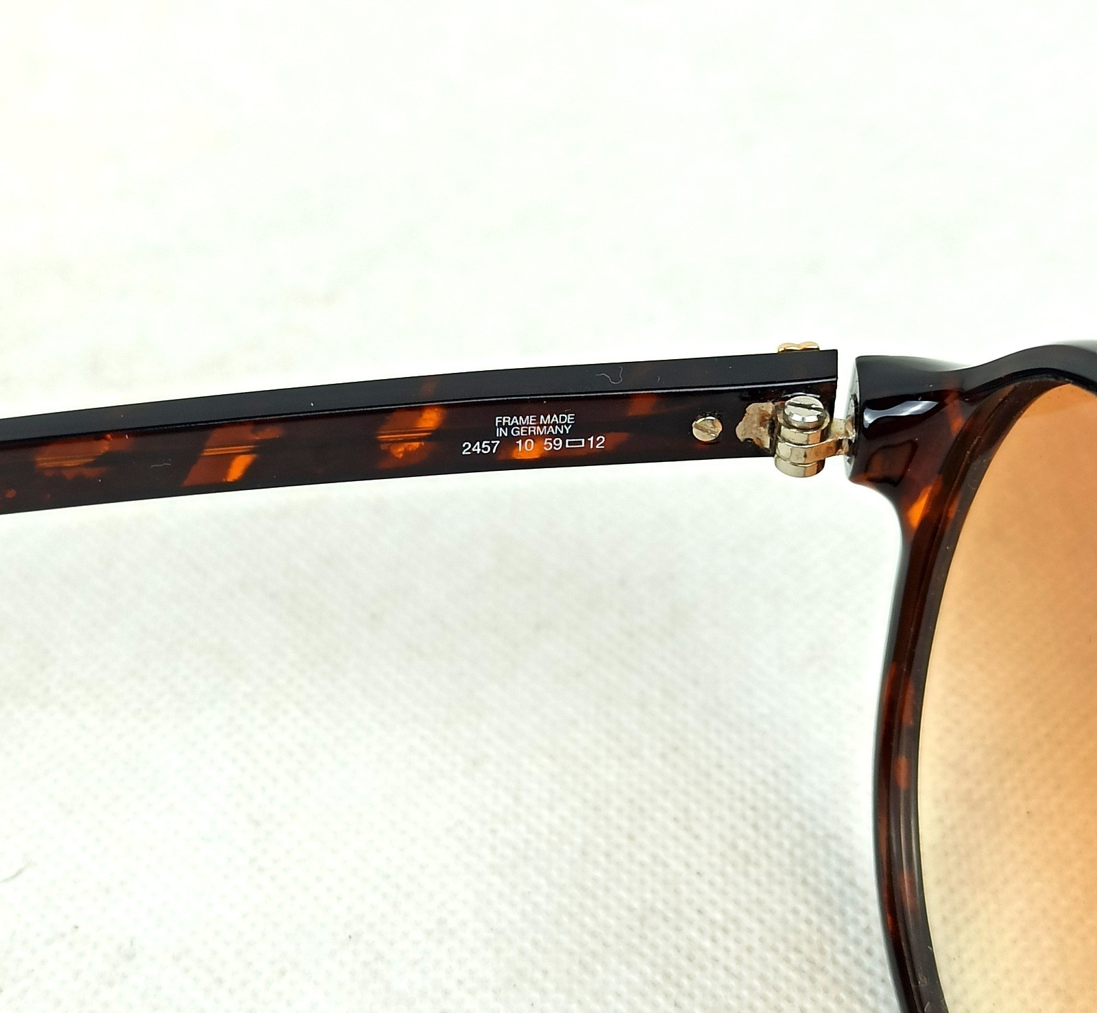 NOS CHRISTIAN DIOR WEST GERMANY MILITARY SUNGLASSES VINTAGE 70s PILOT 2457 10