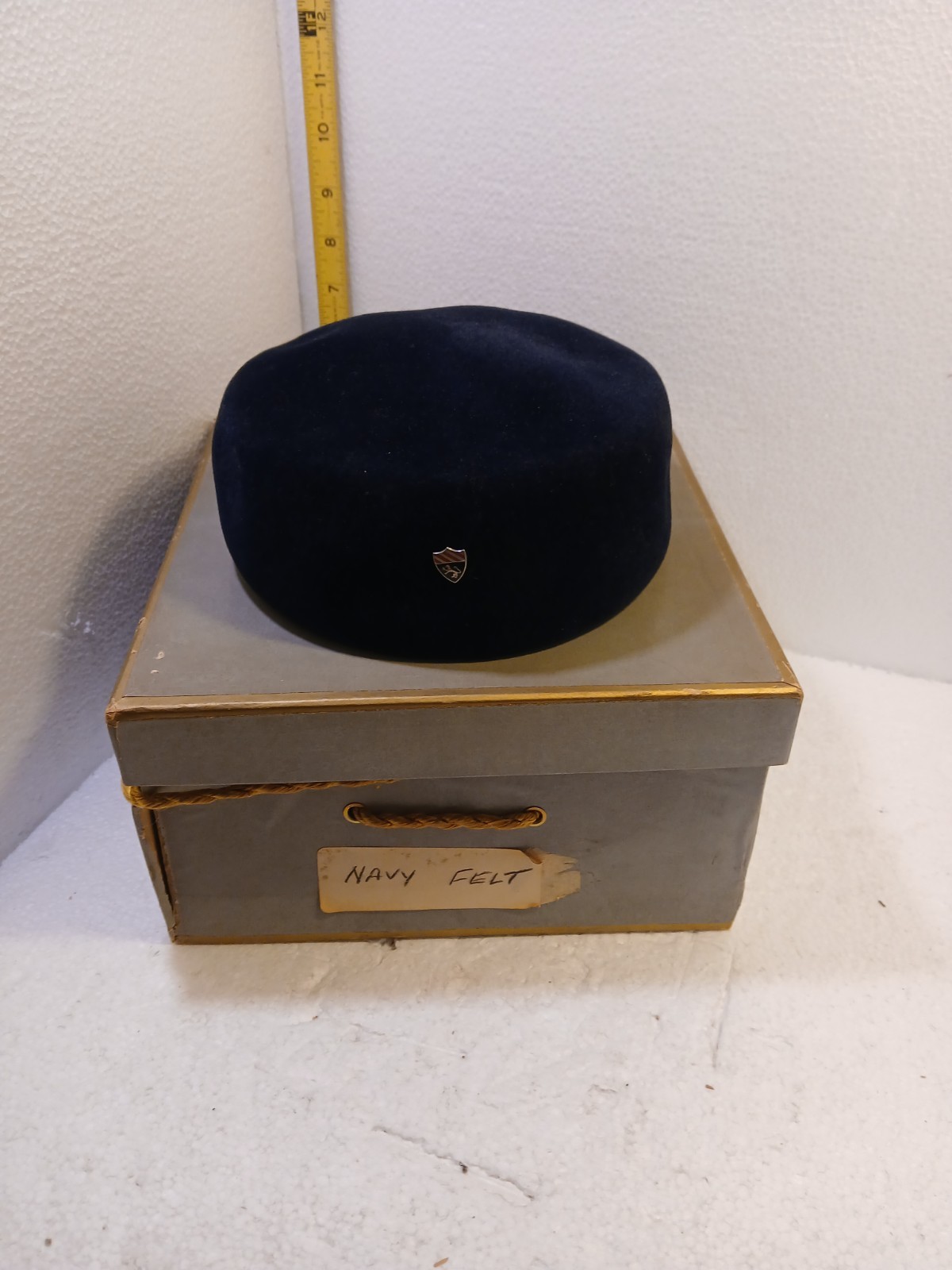 1950’s Pillbox Hat With Pill Box Amy New York Stearn Bros
