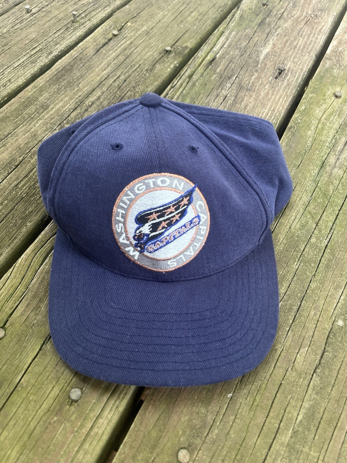 Vintage Washington Capitals SnapBack Navy Screaming Eagle Preowned