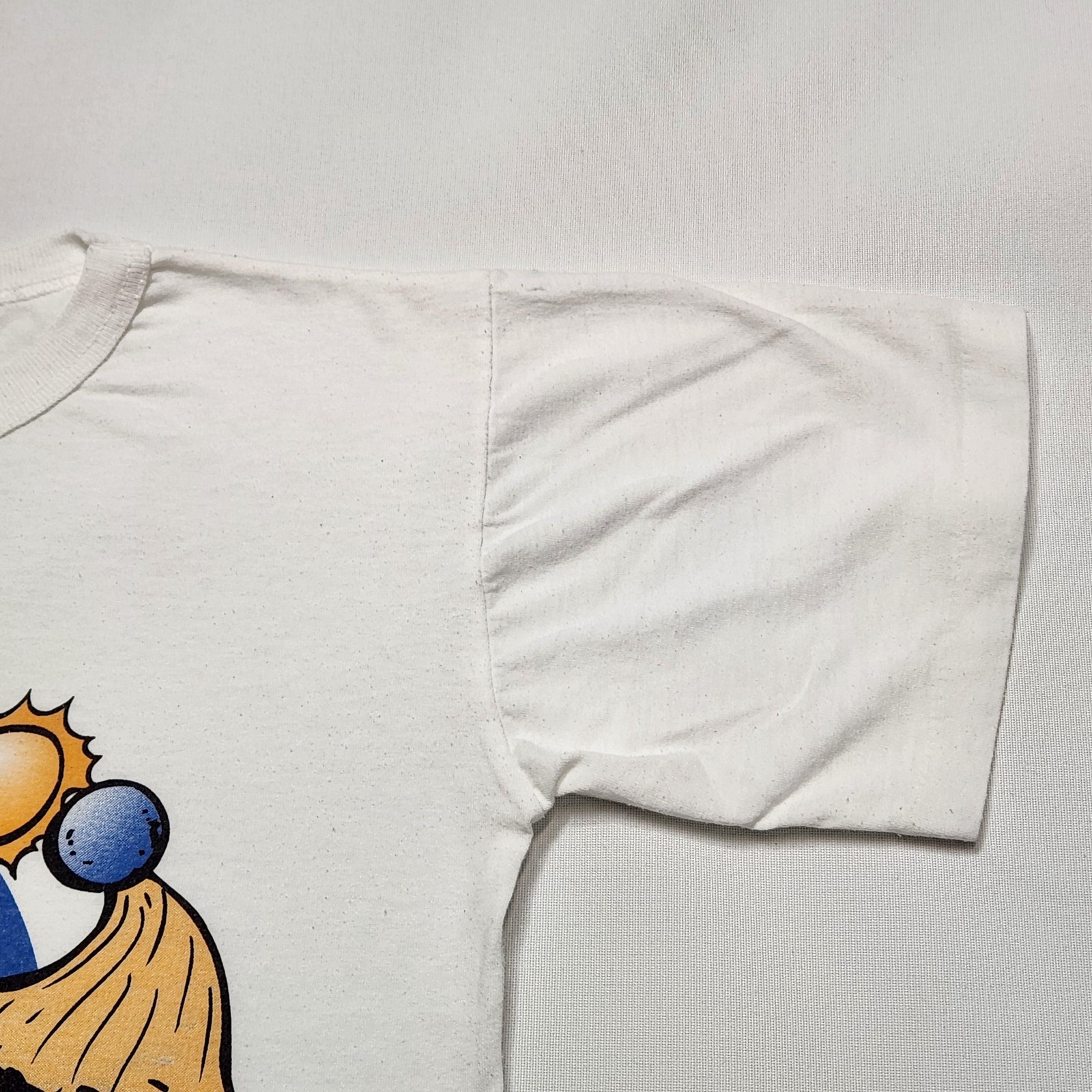 Vintage 90s Les Intrepides Quebec Ski Cartoon Junior L Single Stitch Tee 12-14