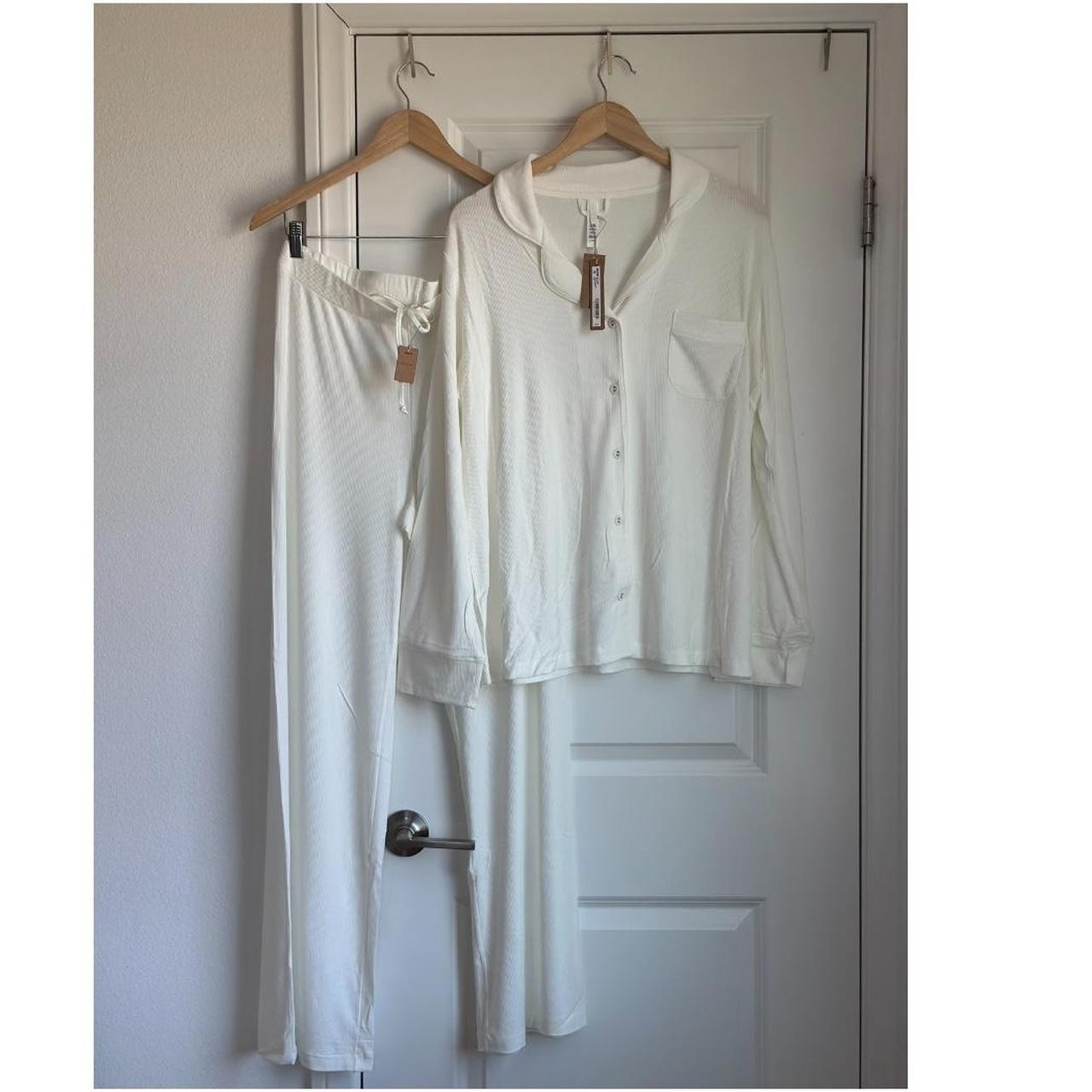 Skims Soft Lounge Sleep Set – Marble White – Size Small S – New With Tags