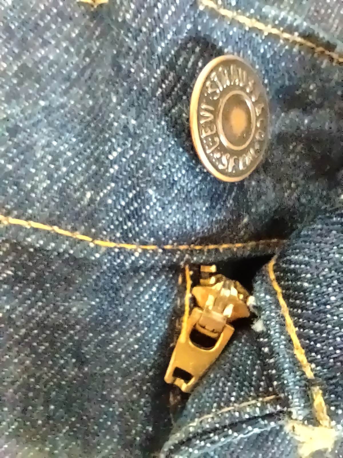 Levi’s Vintage 517 Orange Tab Bootcut Denim Jeans 33 x 32 Made in USA Indigo