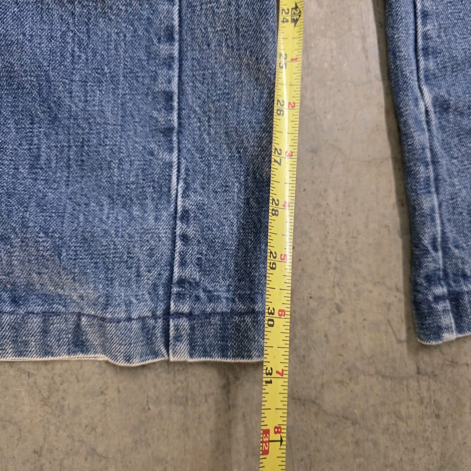 70s San Francisco Riding Gear Flared Buckle Back Jeans Women’s 26×31 Pinched