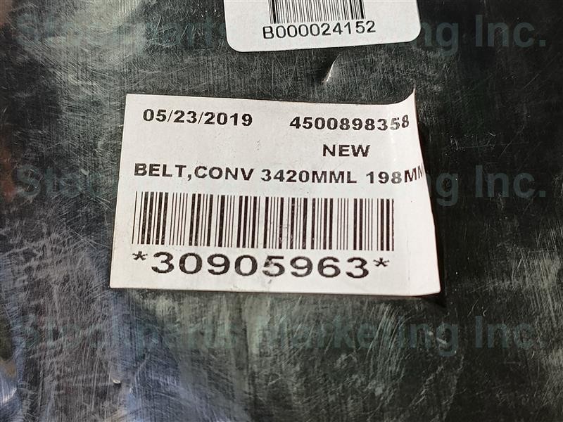 Habasit Belt, Conv 3420MML 198MM NEW NNB 30 Days Warranty Fast Shipping!