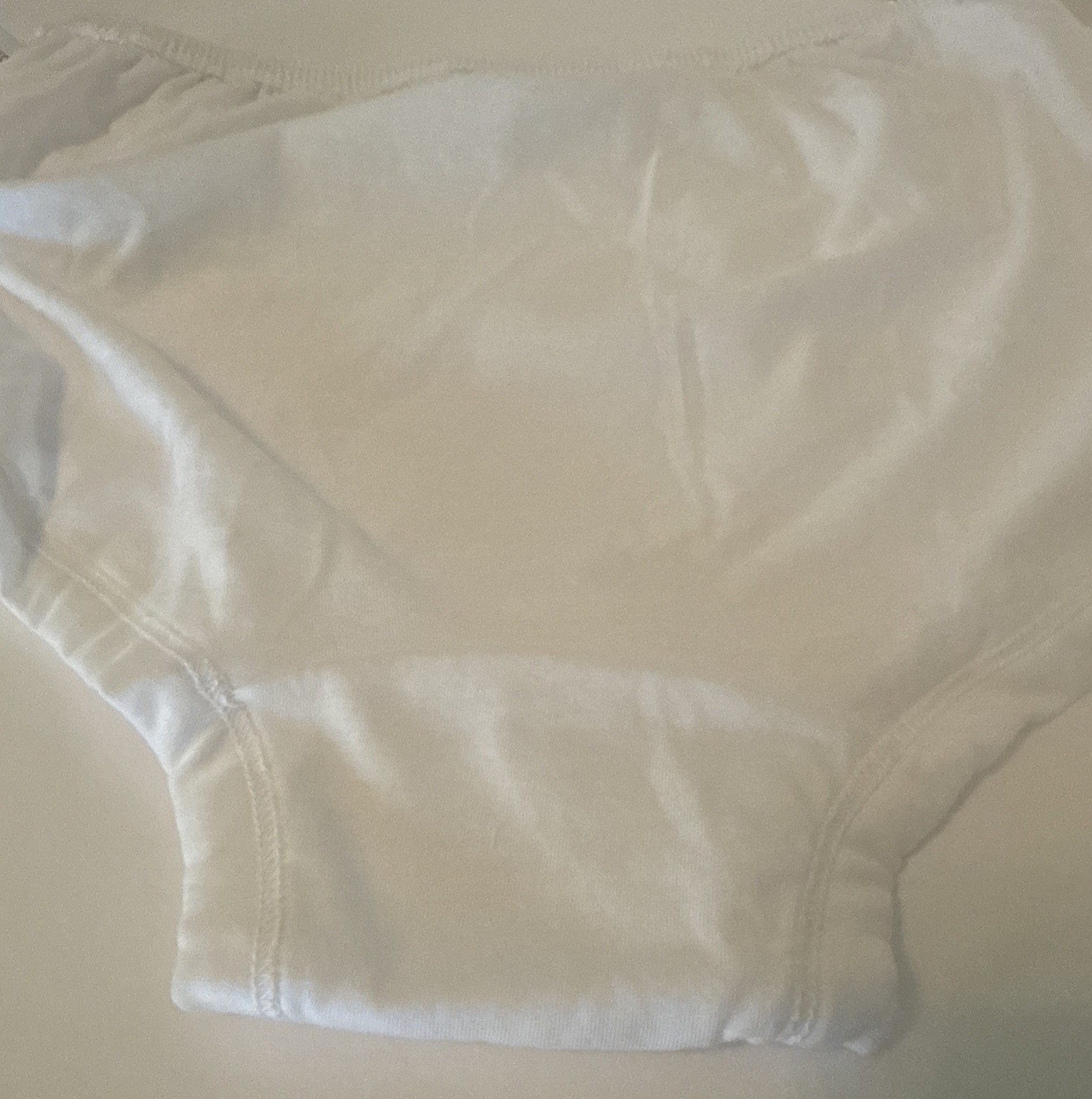 Vintage Gragero Cotton Nylon Blend Wide Double Gusset Pantie Sz Large White New