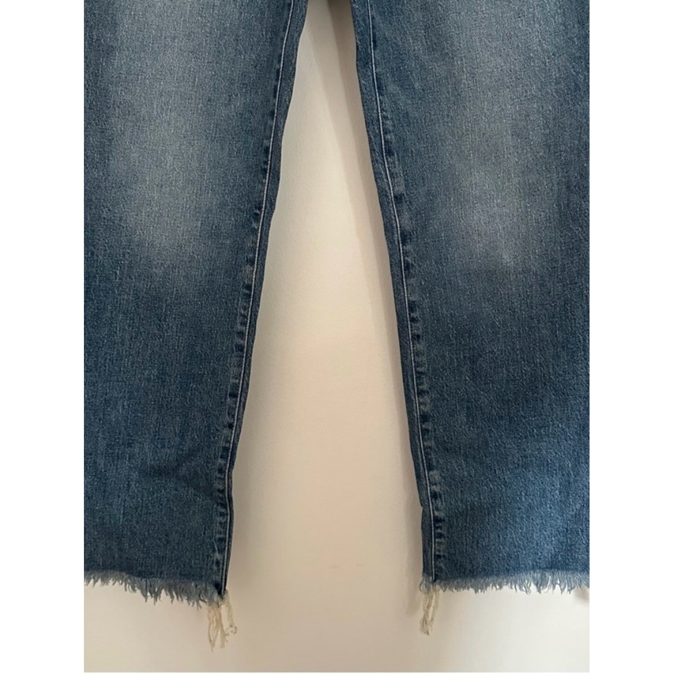 NWT Madewell Perfect Vintage Crop Jean Womens 30W Medium Wash Blue