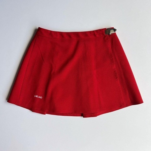 Head Vintage 80s/90s Red Mini Skirt