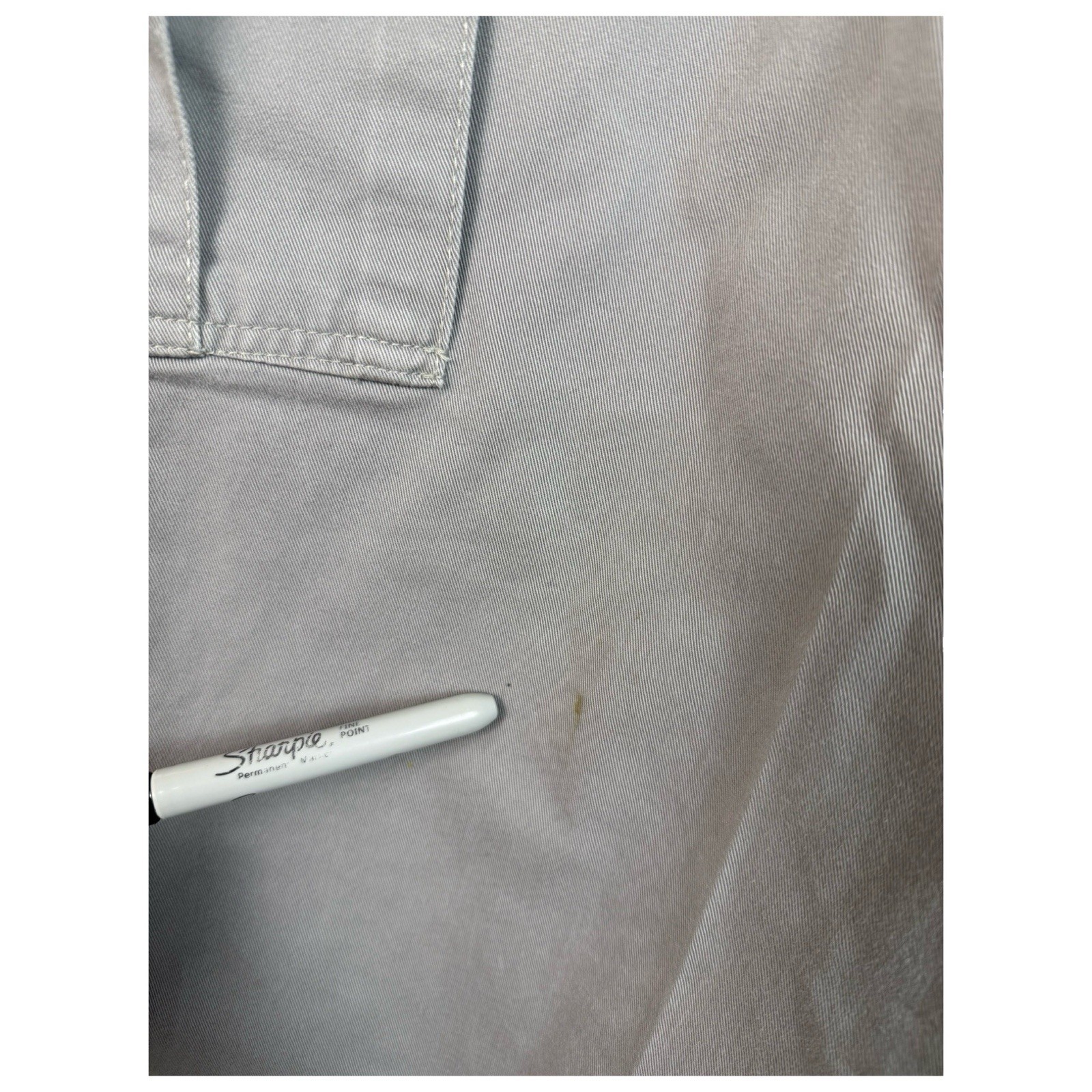 Vintage Interstate Baggy Wide Leg Cargo Pants JNCO Skate Y2K 44 Mens Gray