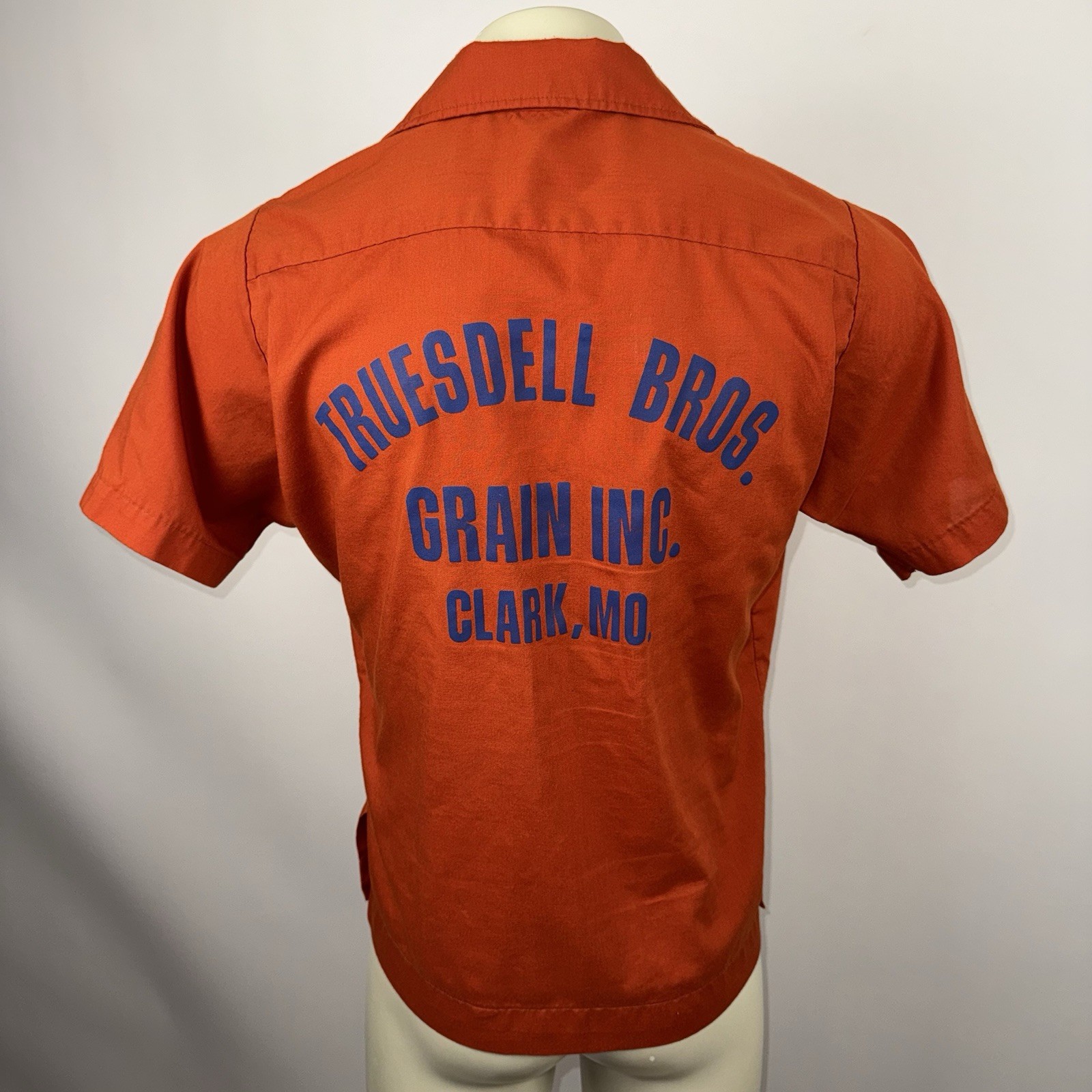 Vtg 60s 70s King Louie Bowling Shirt Mens Medium Rockabilly MCM Mod Chain Stitch