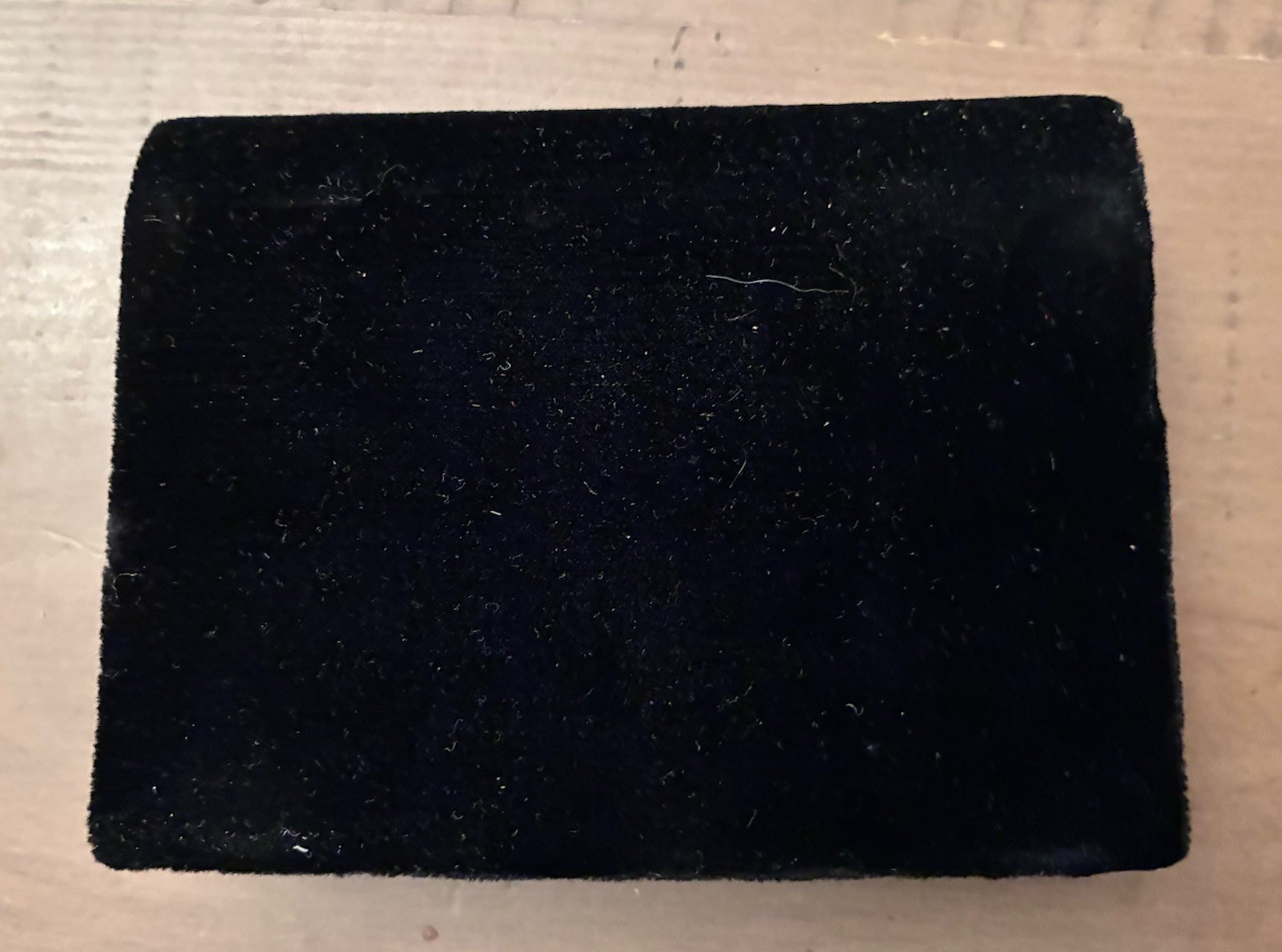 Vintage Embroidered Black Velvet Wallet Clutch from India