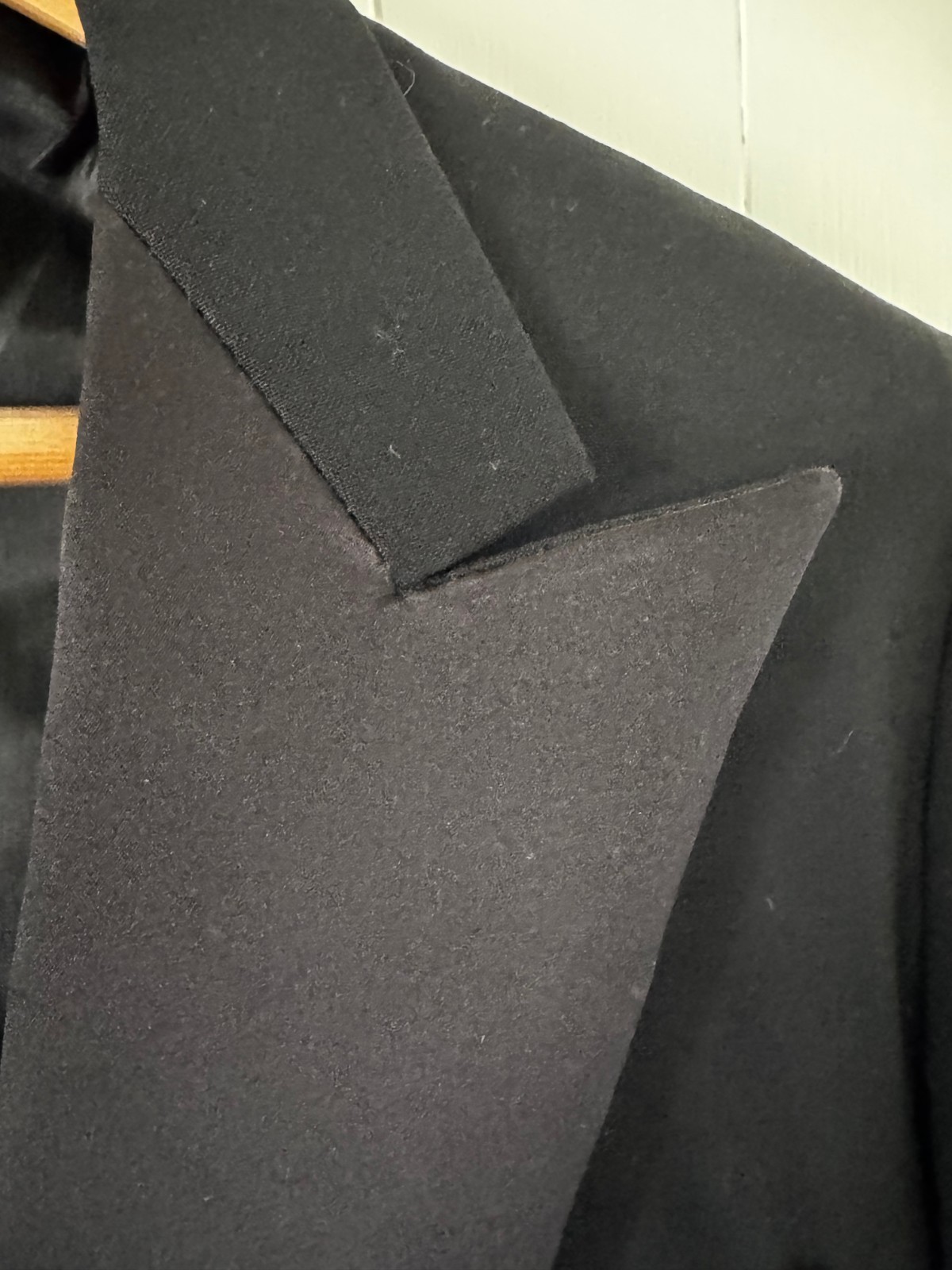 Vintage Palm Beach Formals Union Made Black Tuxedo 39R Jacket 33×30 Pants USA