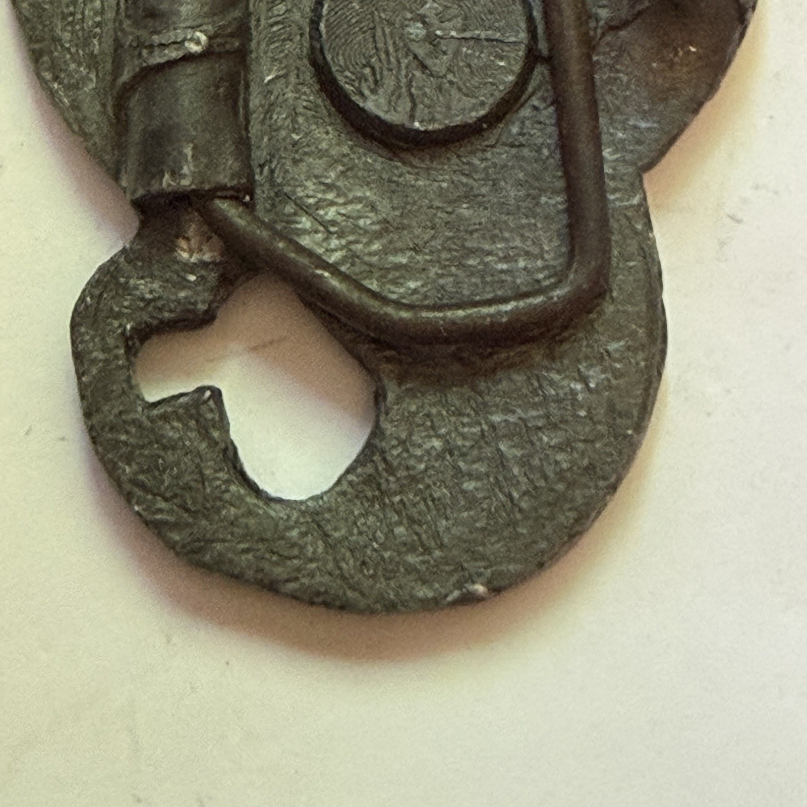 VINTAGE ART NOUVEAU MAIDEN BELT BUCKLE