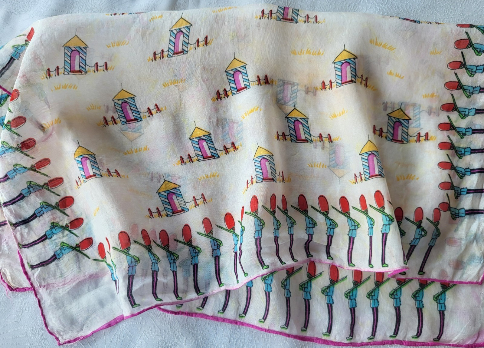 20 Vintage Silk Handkerchief Lot & Applique Hanky Keeper US Army Air Forces