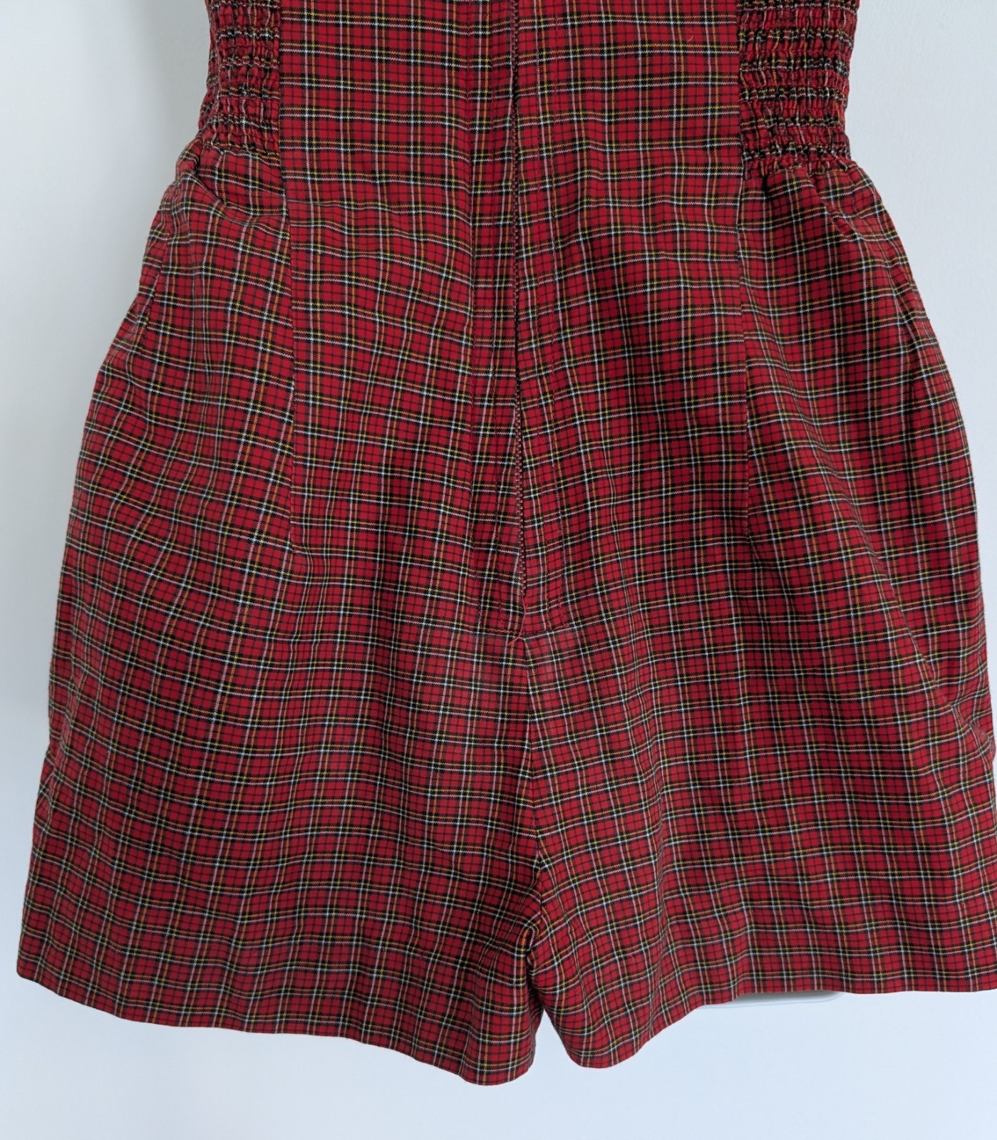 Vintage Jantzen Swimsuit Playsuit 40s 50s Controlled Cotton Zipper Pin-up XS/S