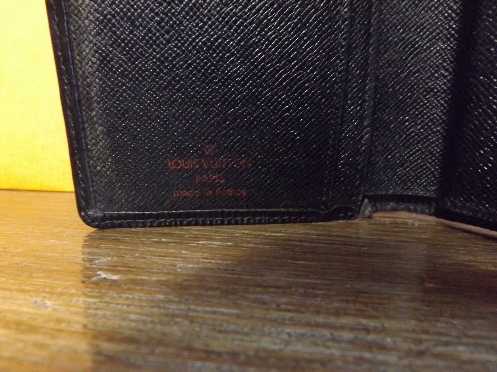 Louis Vuitton Black Epi Kiss Lock Wallet Vintage MI 0030 Card and Coin Wallet