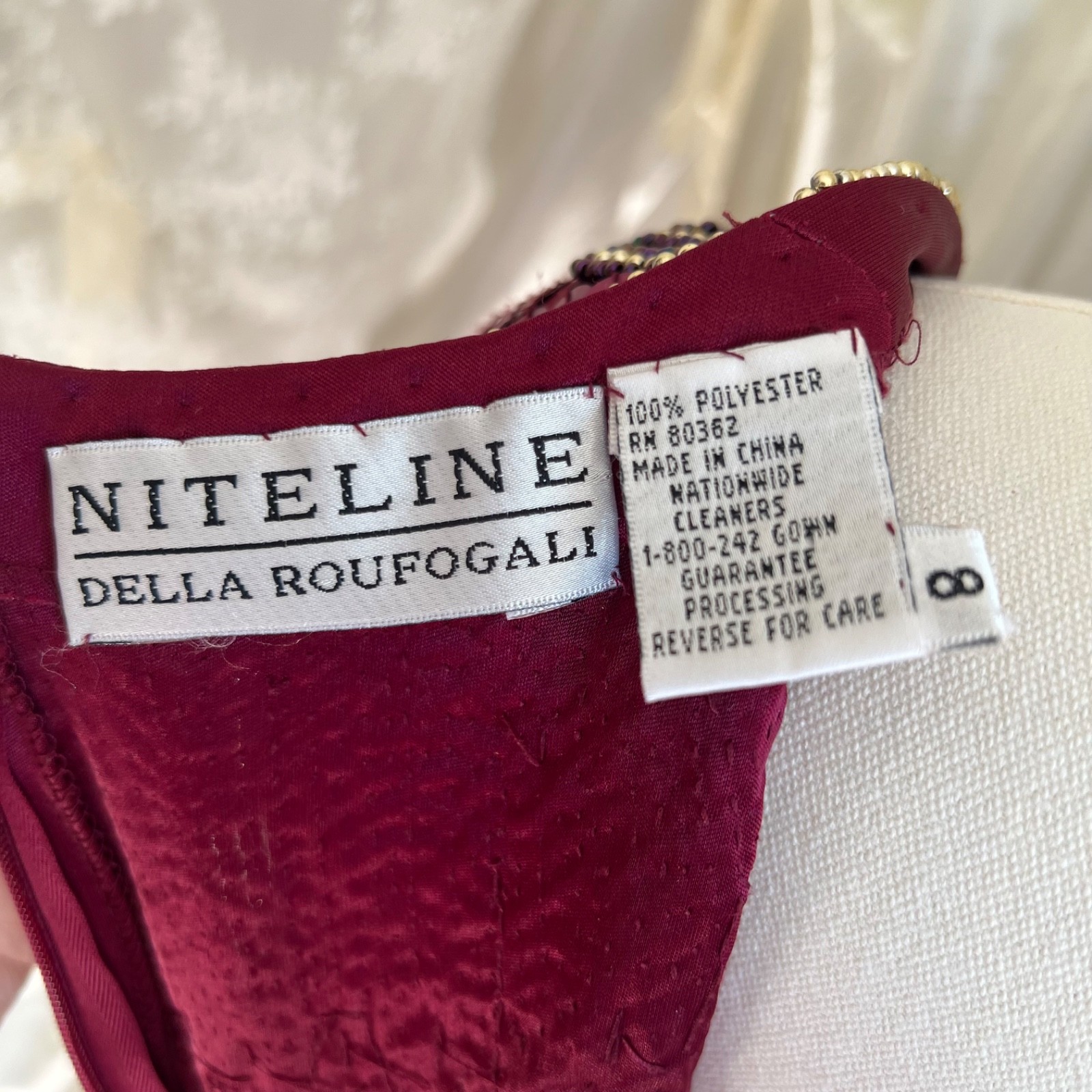 Vintage Niteline Beaded & Sequined Mini Dress