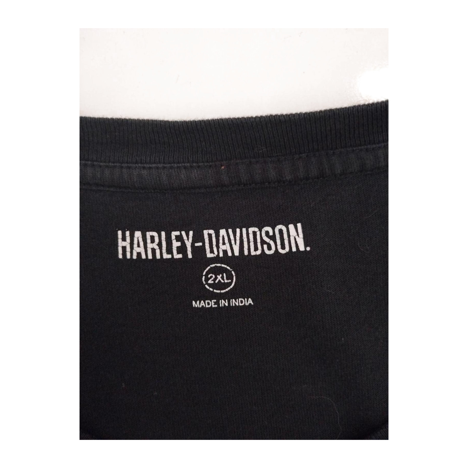 Harley Davidson Skull 1 Short Sleeve T Shirt Black 2XL