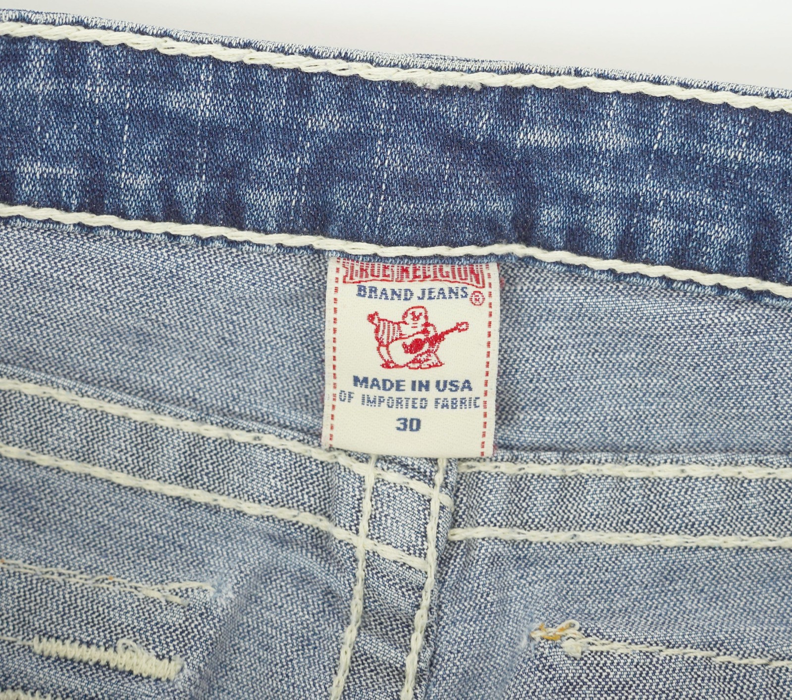 vintage true religion JEANS ‘rainbow becky’ boot cut low rise 2000s size 30
