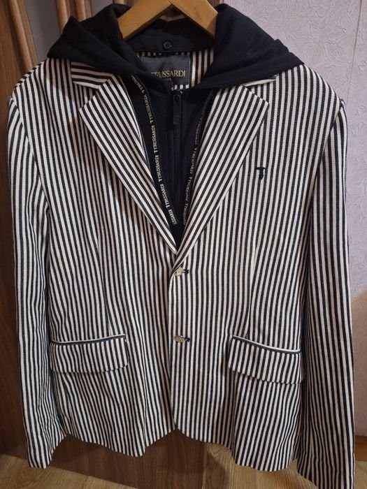 mens trussardi blazer black 38
