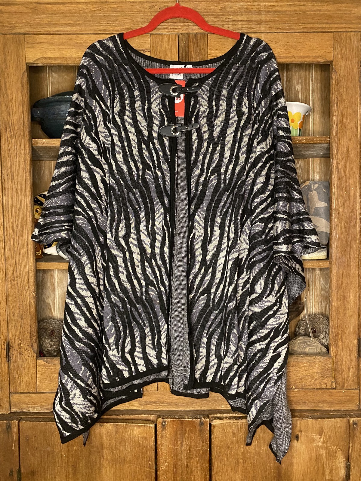 Animal Print Cape/Poncho Size S/M/L